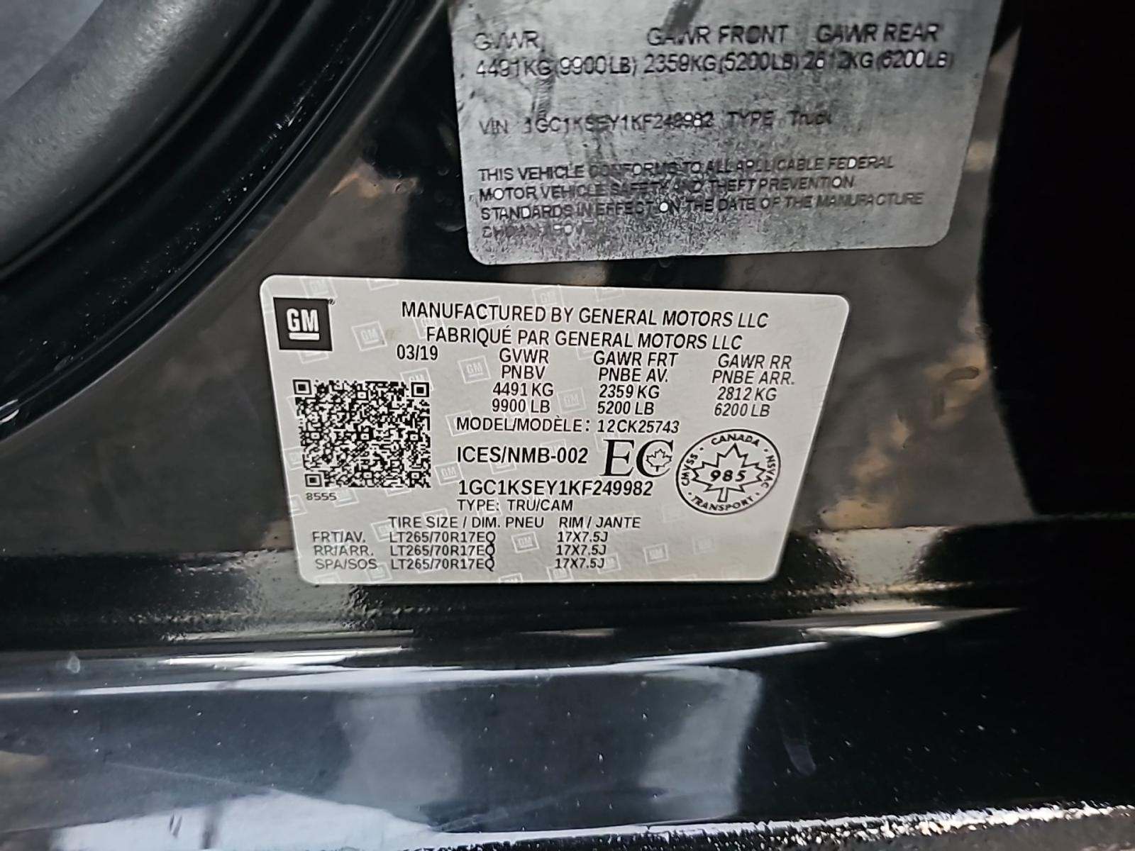 2019 Chevrolet Silverado 2500HD LT AWD