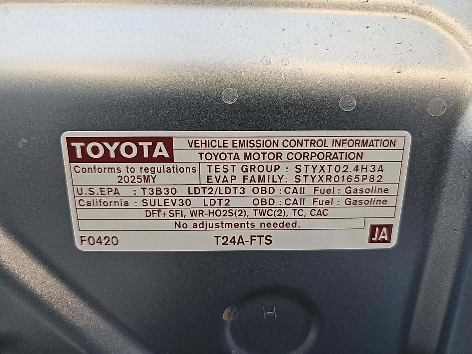 2025 Toyota Tacoma SR AWD