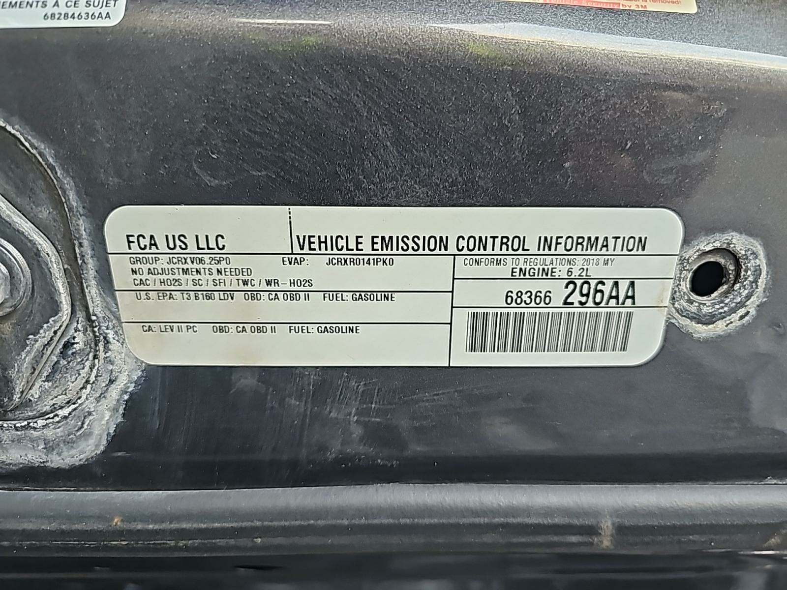 2018 Dodge Charger SRT Hellcat RWD