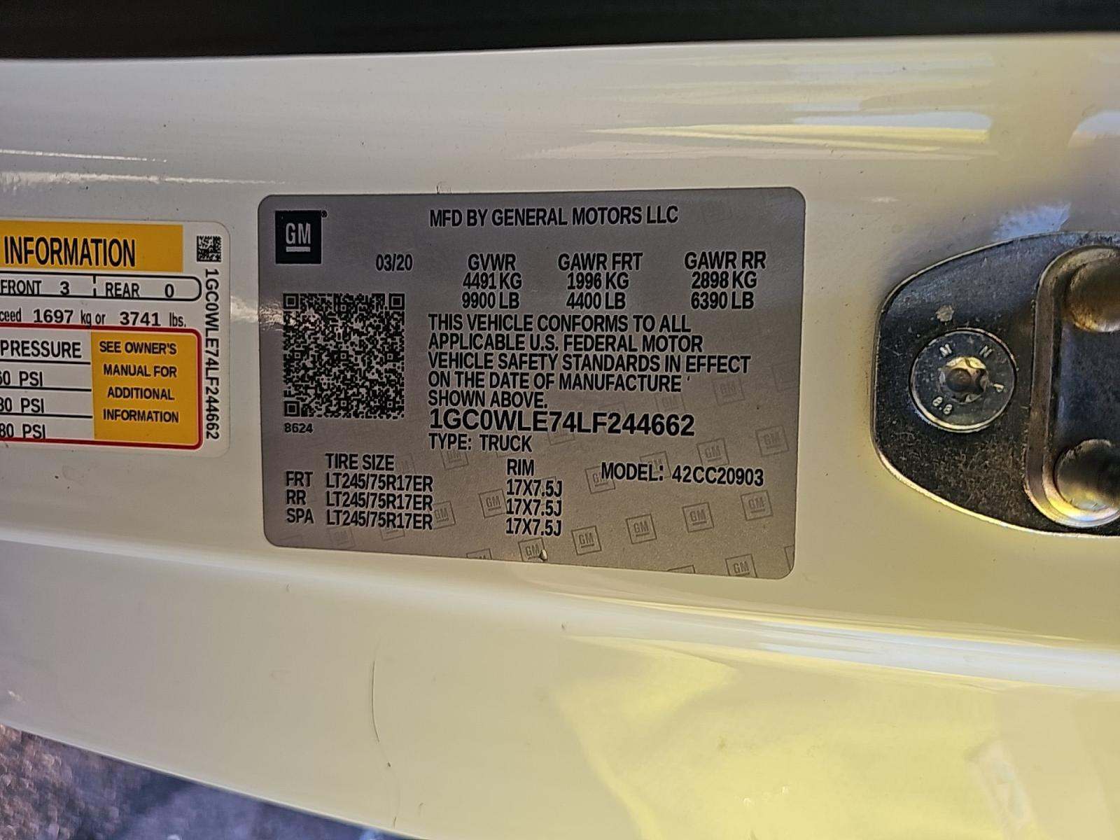 2020 Chevrolet Silverado 2500HD Work Truck RWD