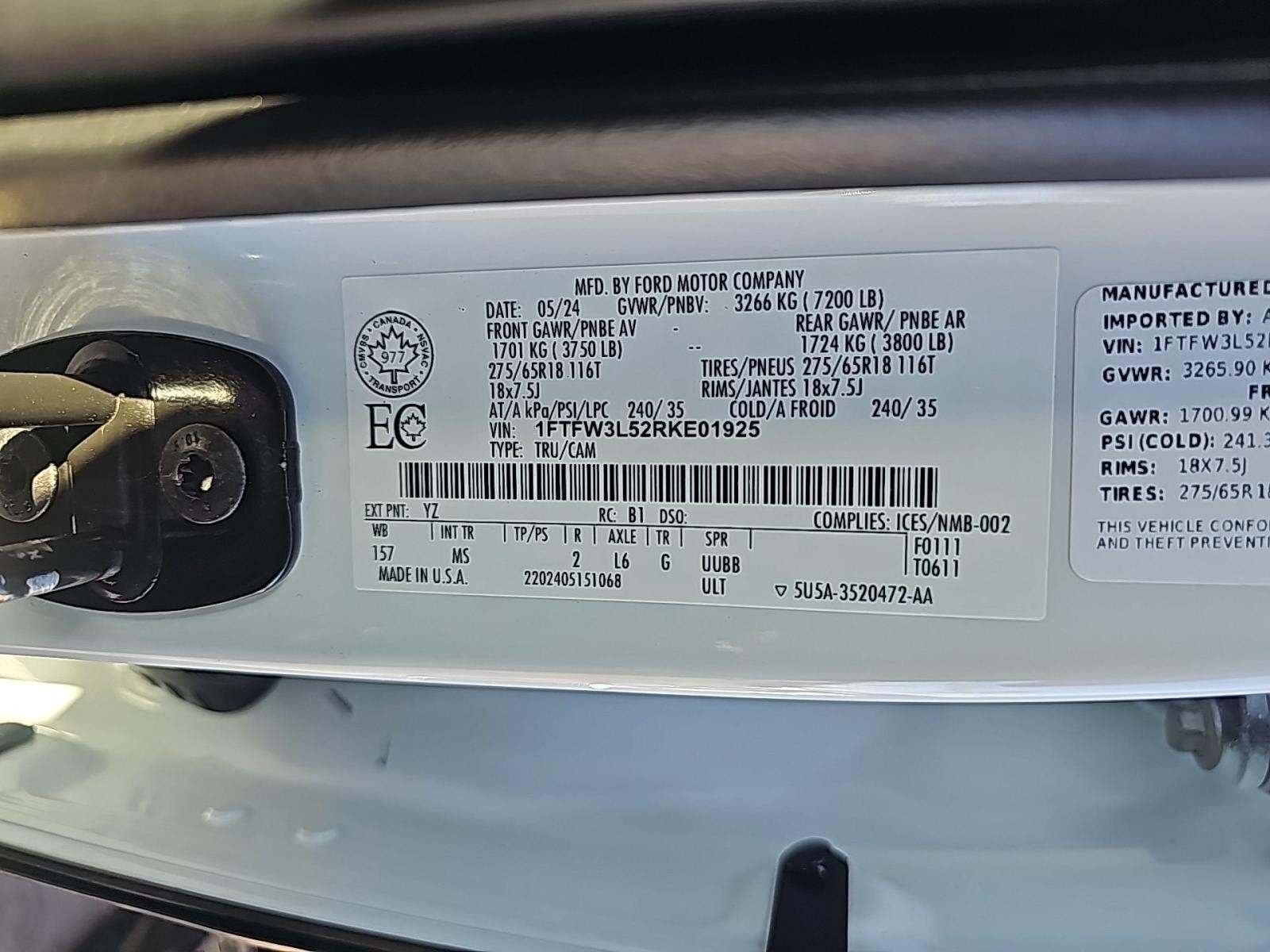 2024 Ford F-150 XLT AWD