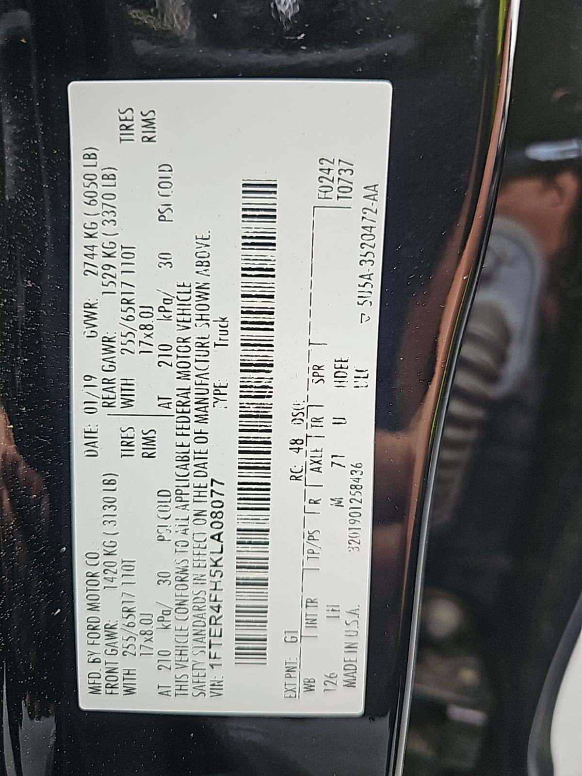 2019 Ford Ranger XLT AWD