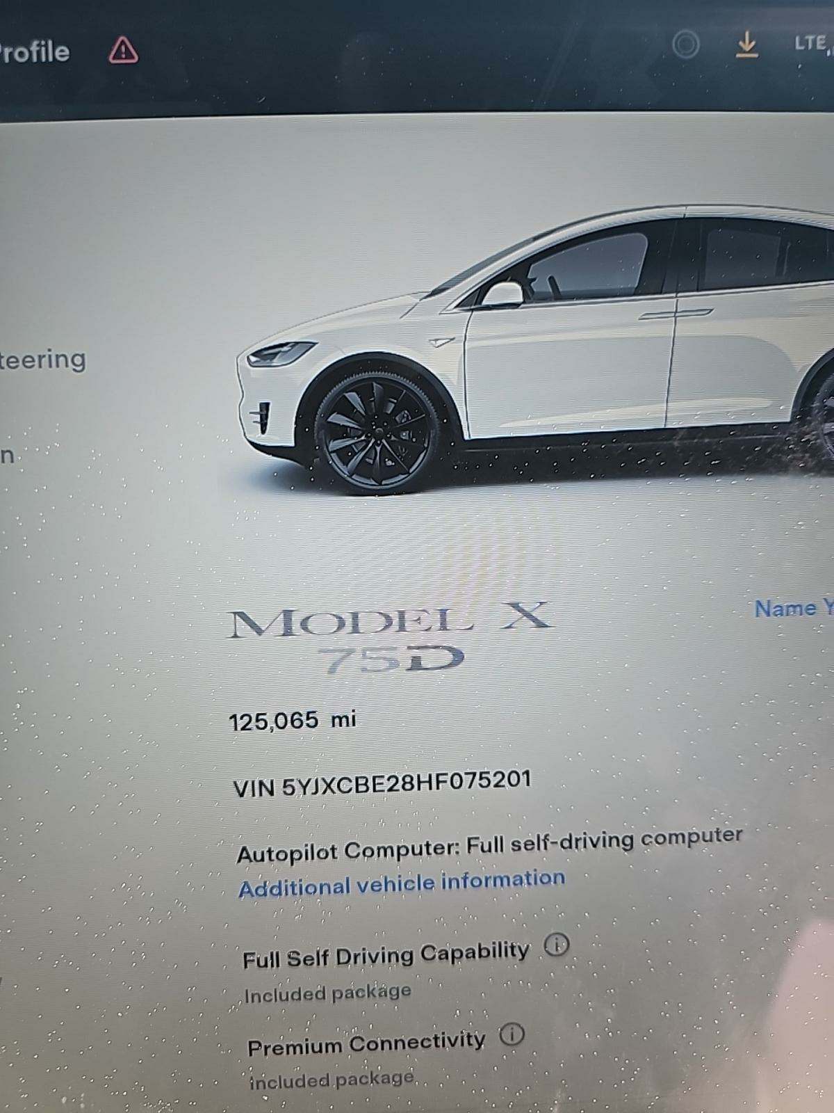 2017 Tesla Model X 75D AWD