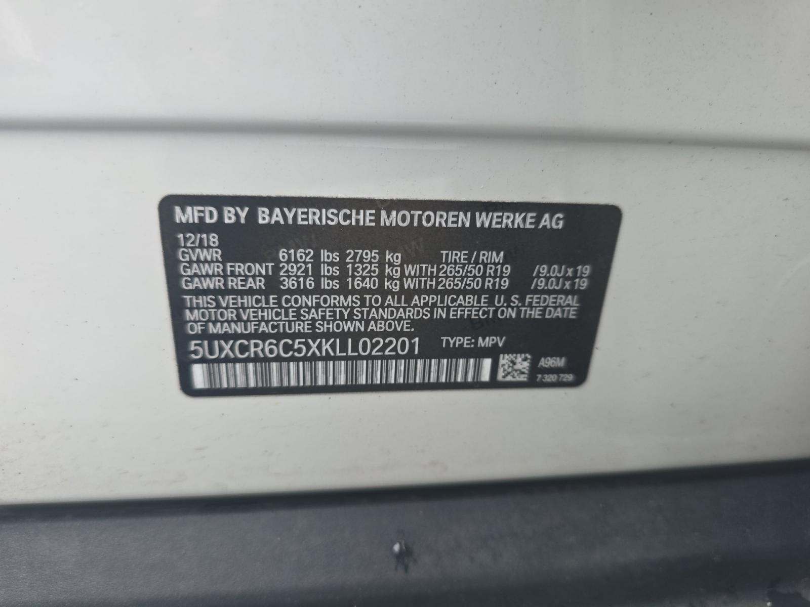 2019 BMW X5 xDrive40i AWD