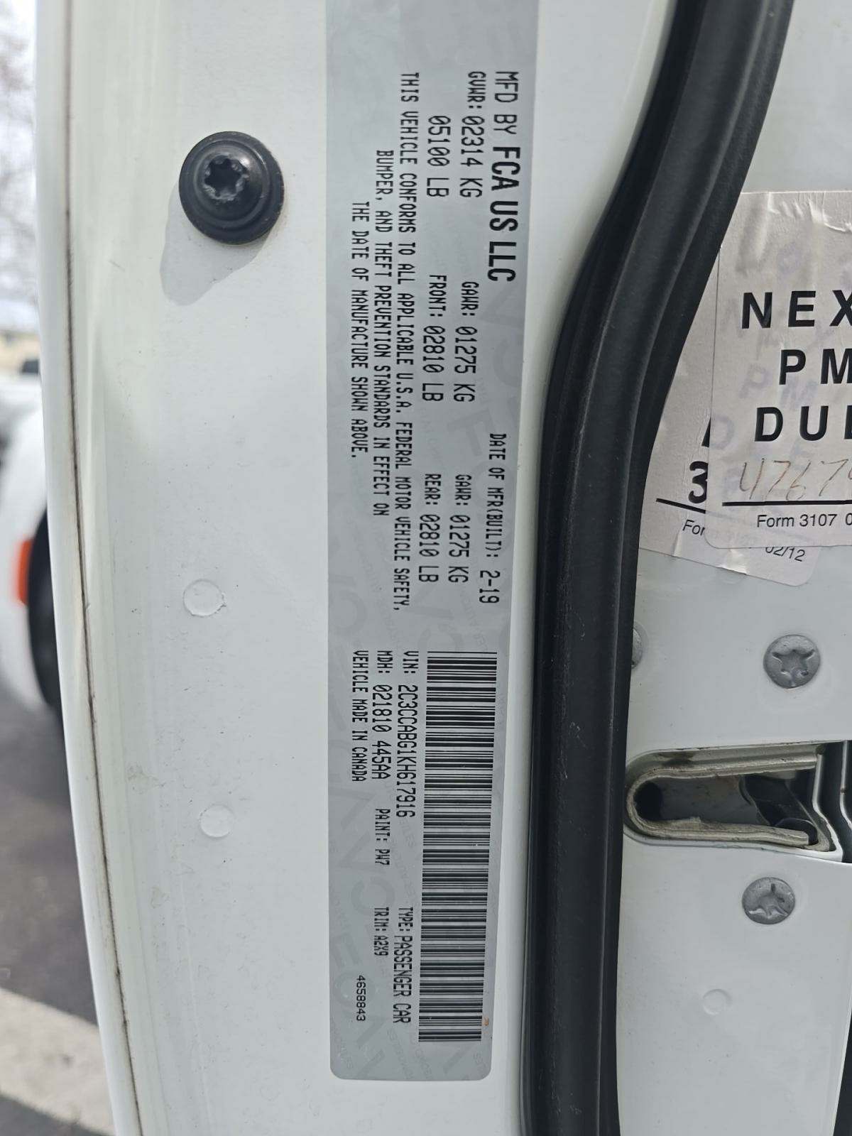 2019 Chrysler 300 S RWD