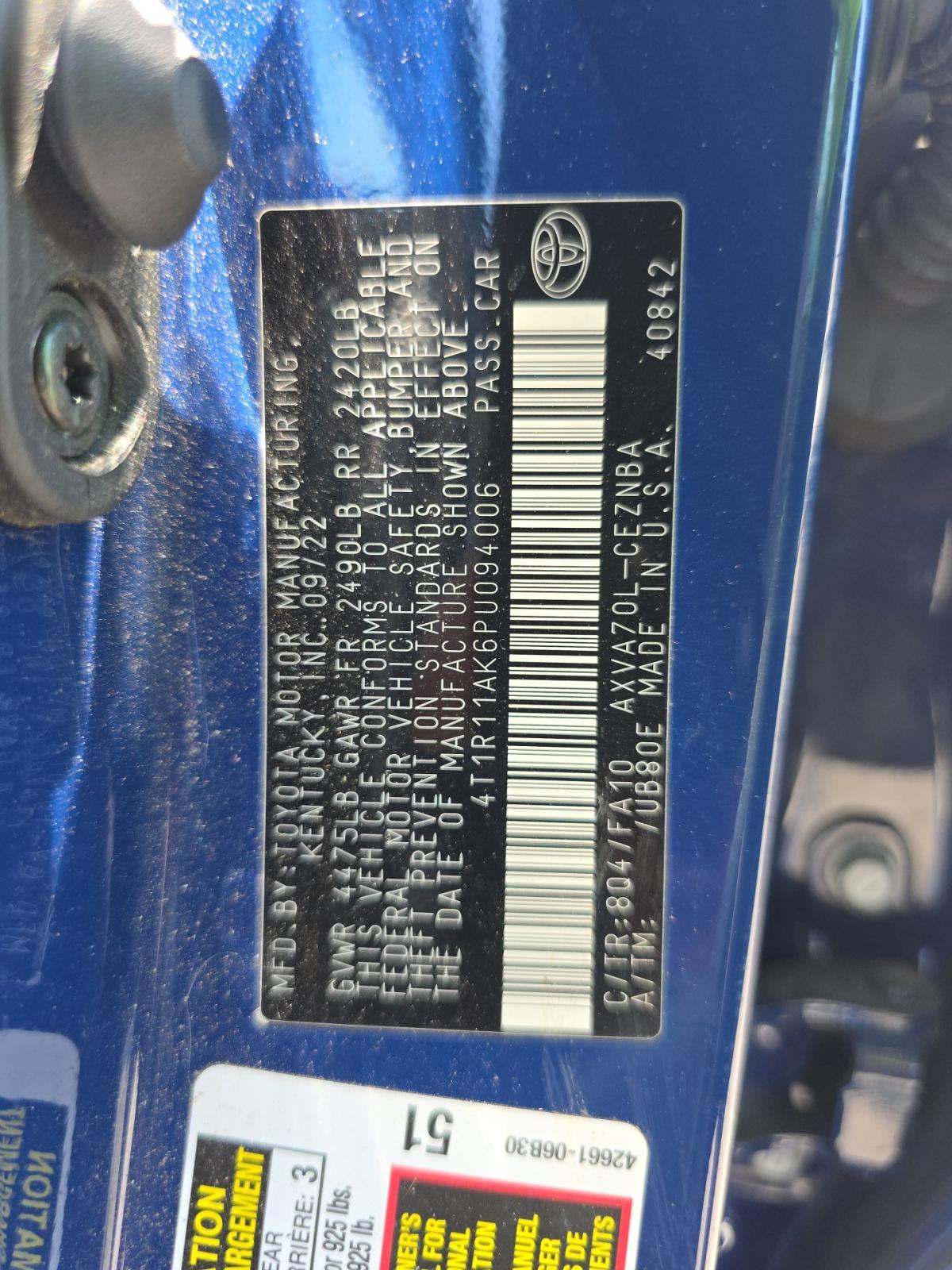 2023 Toyota Camry LE FWD