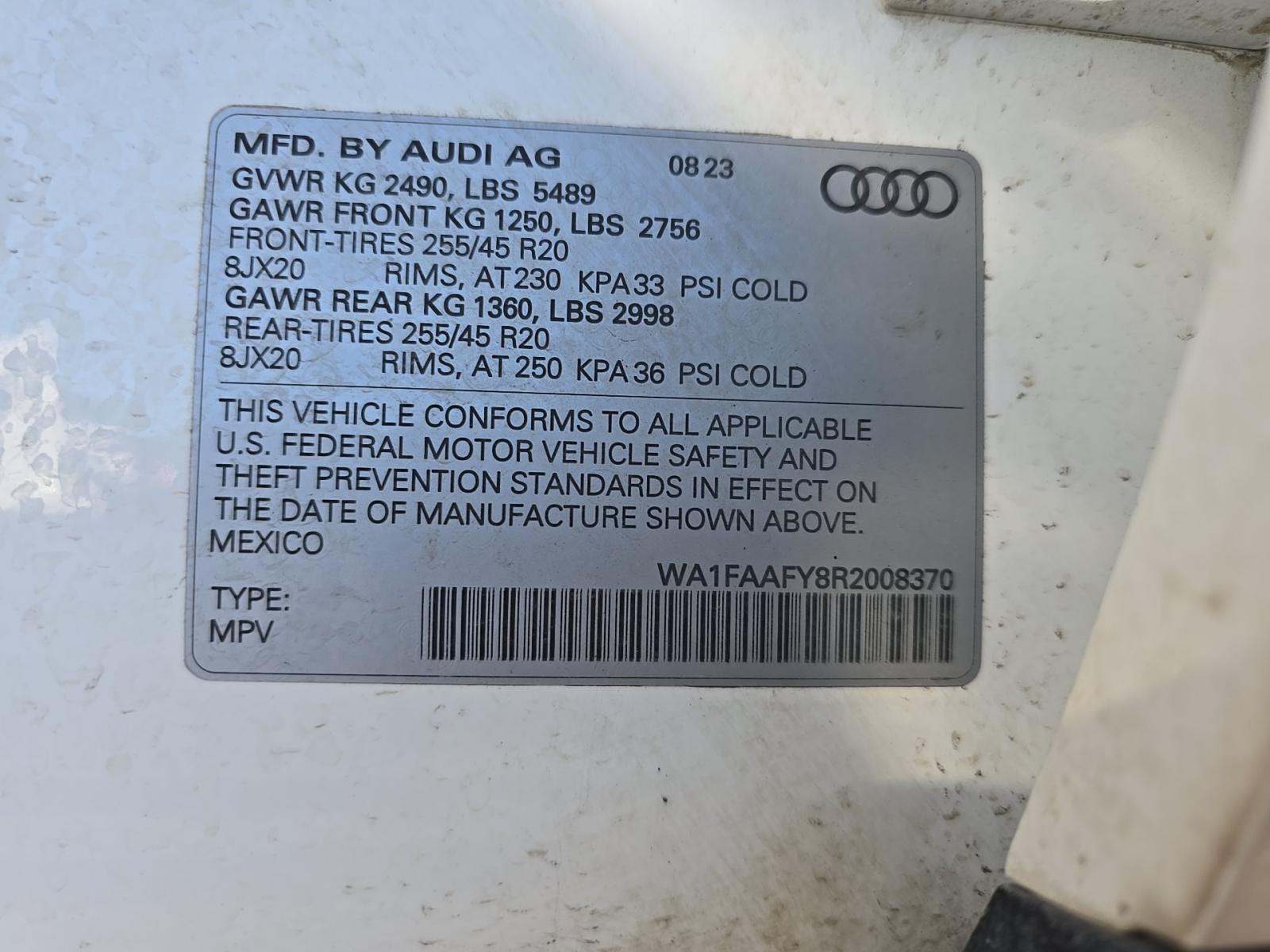 2024 Audi Q5 S line Prestige AWD