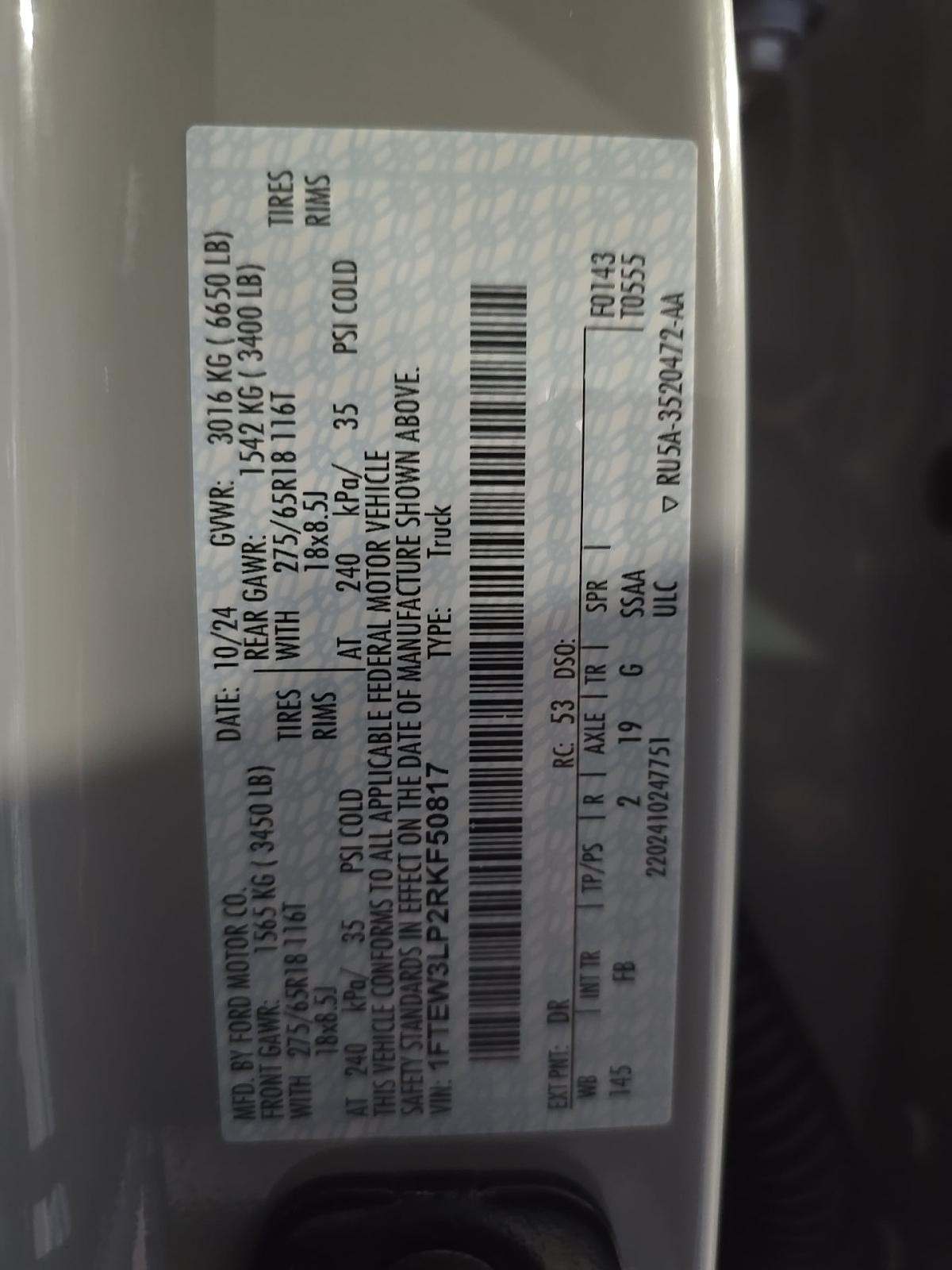 2024 Ford F-150 XLT AWD