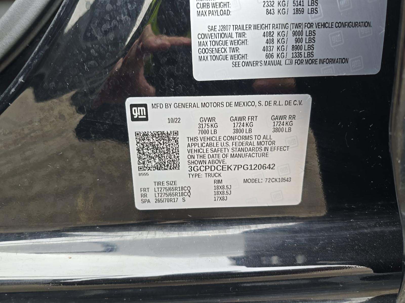 2023 Chevrolet Silverado 1500 Custom Trail Boss AWD