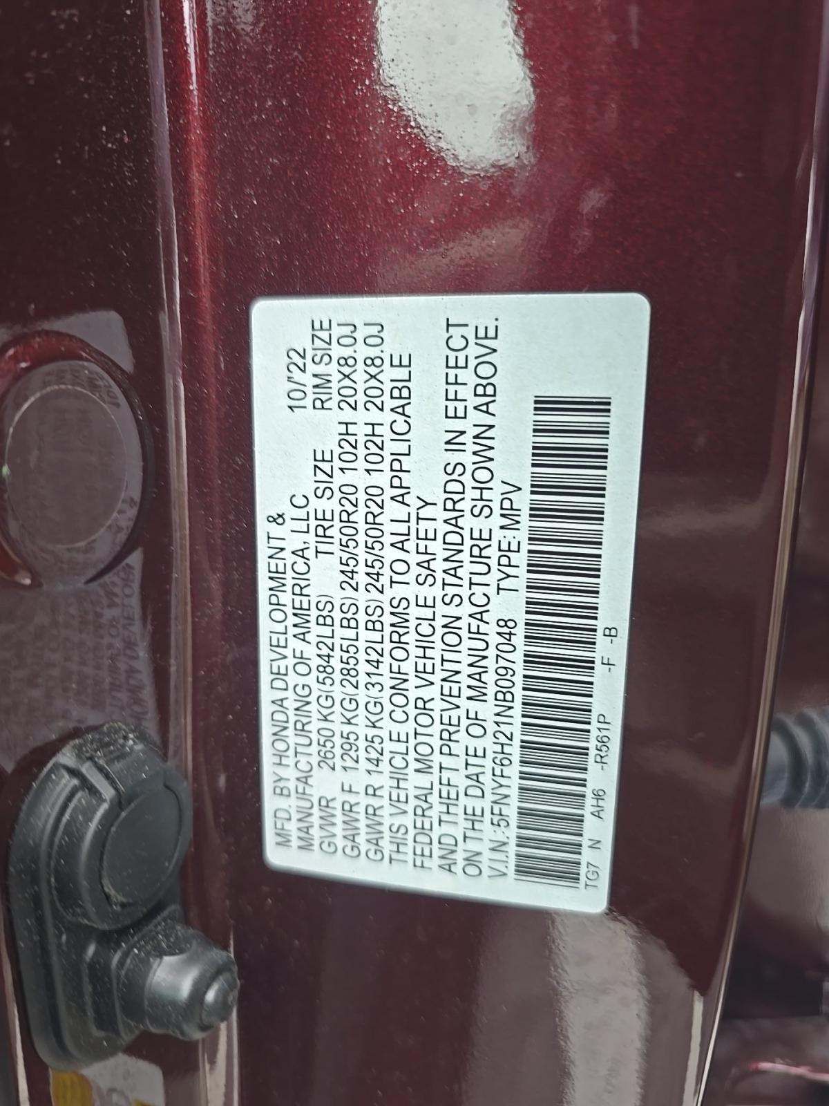 2022 Honda Pilot Special Edition AWD