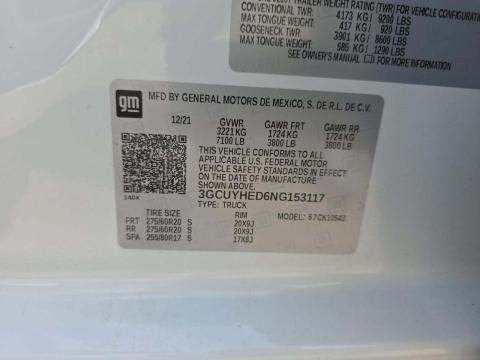 CHEVROLET HIGH COUNTRY - 1