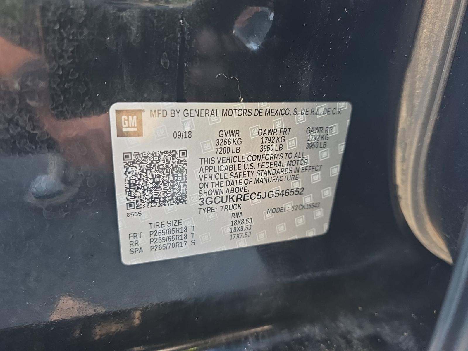 2018 Chevrolet Silverado 1500 LT Z71 AWD