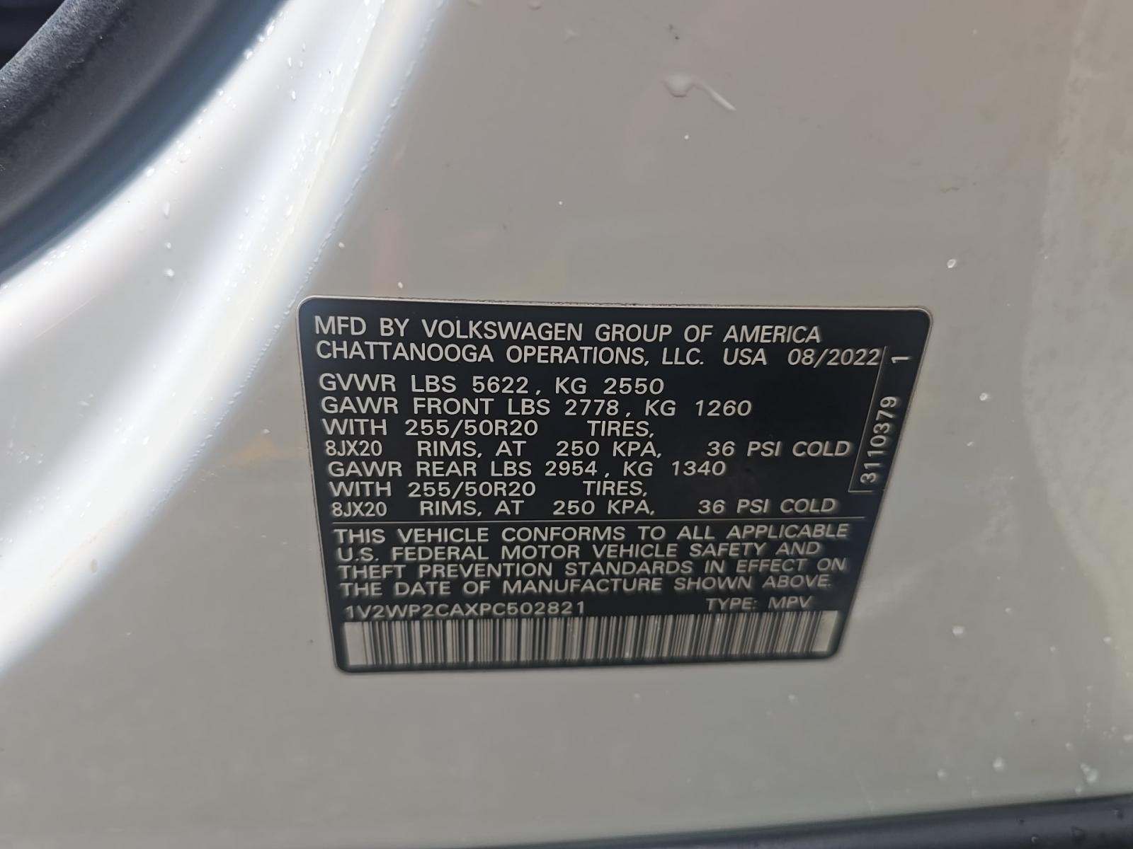 2023 Volkswagen Atlas 2.0T SE FWD