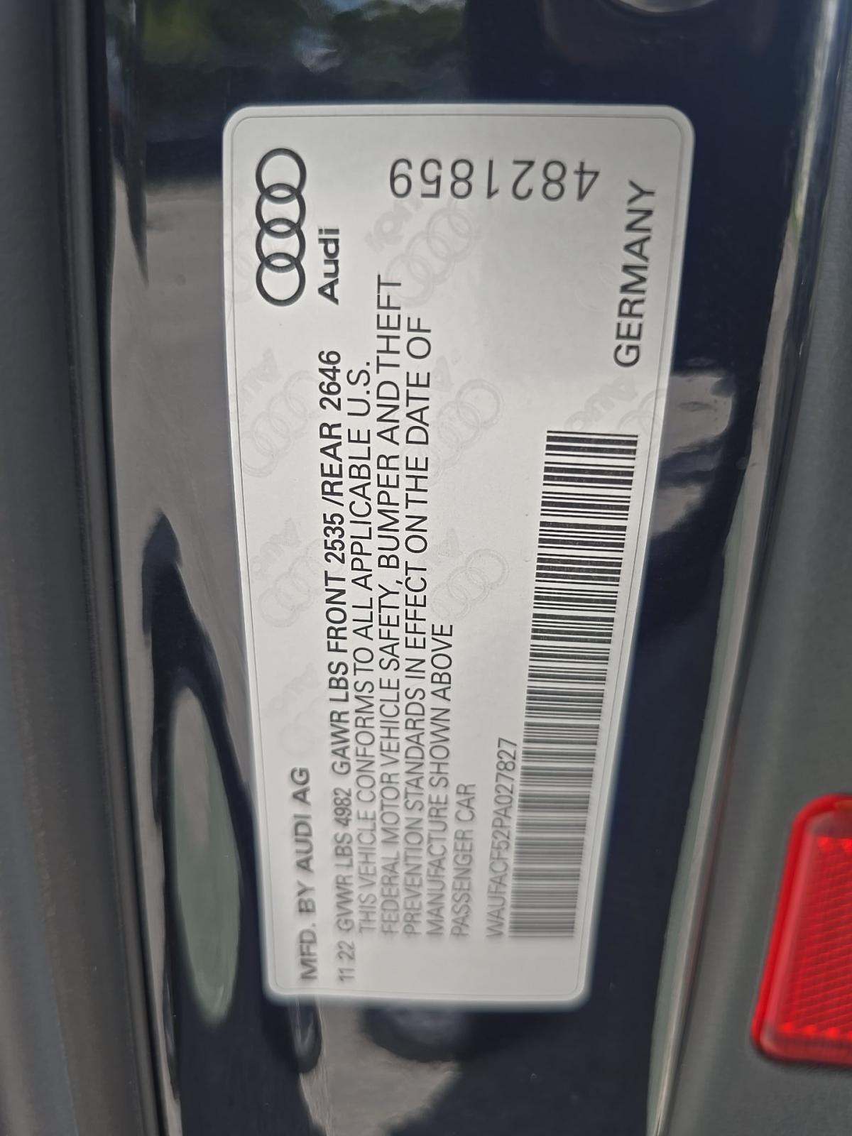 2023 Audi A5 S Line Premium Plus AWD