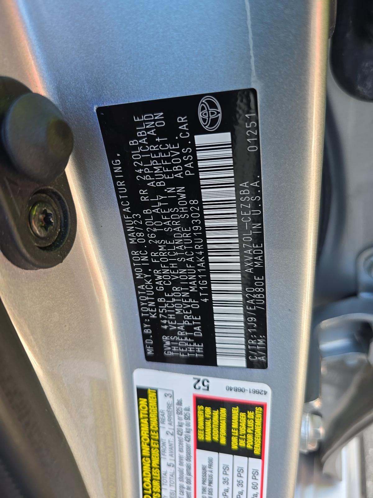 2024 Toyota Camry SE FWD