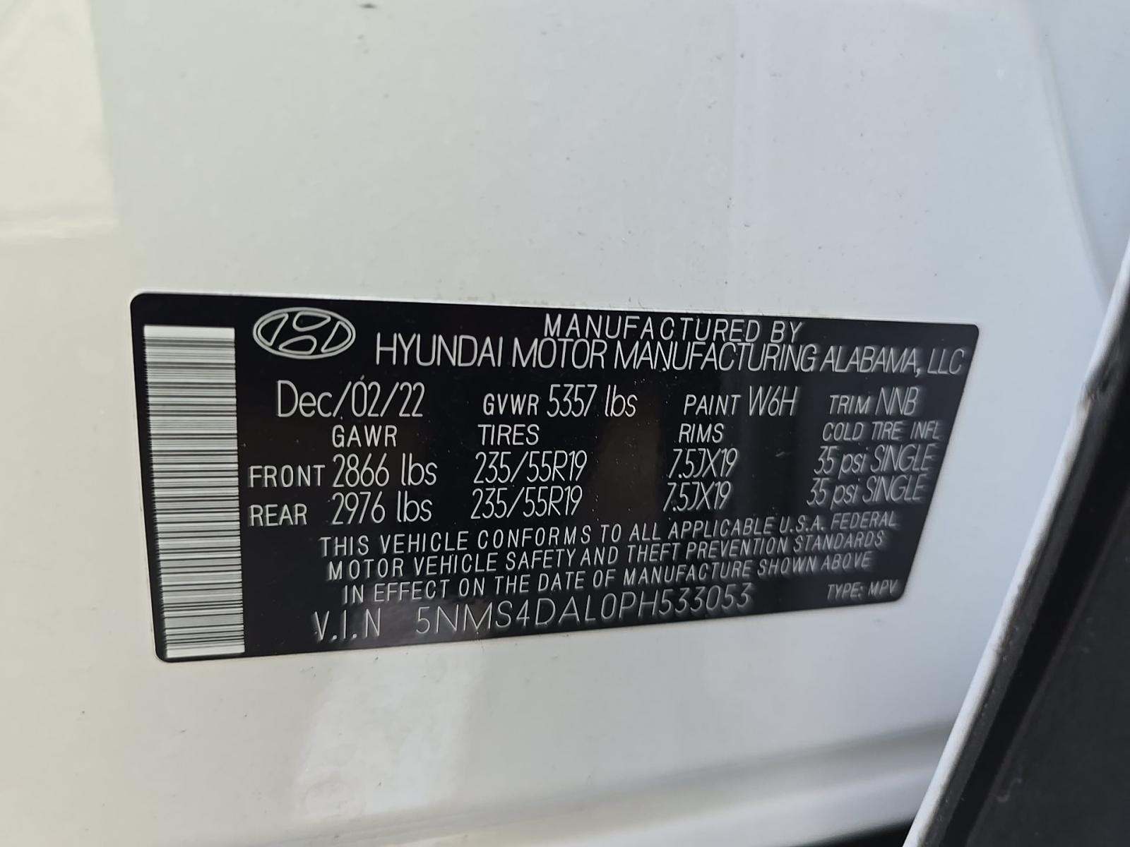 2023 Hyundai Santa Fe Limited AWD