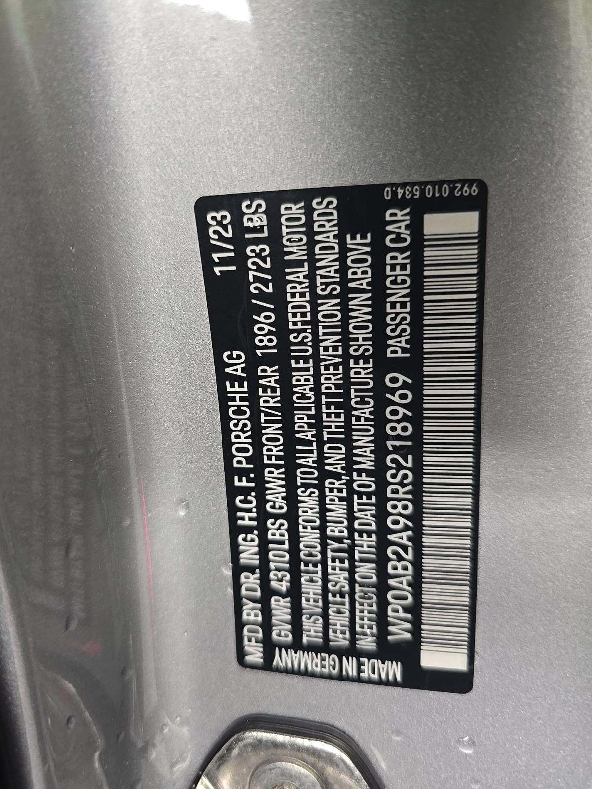 2024 Porsche 911 Carrera GTS RWD