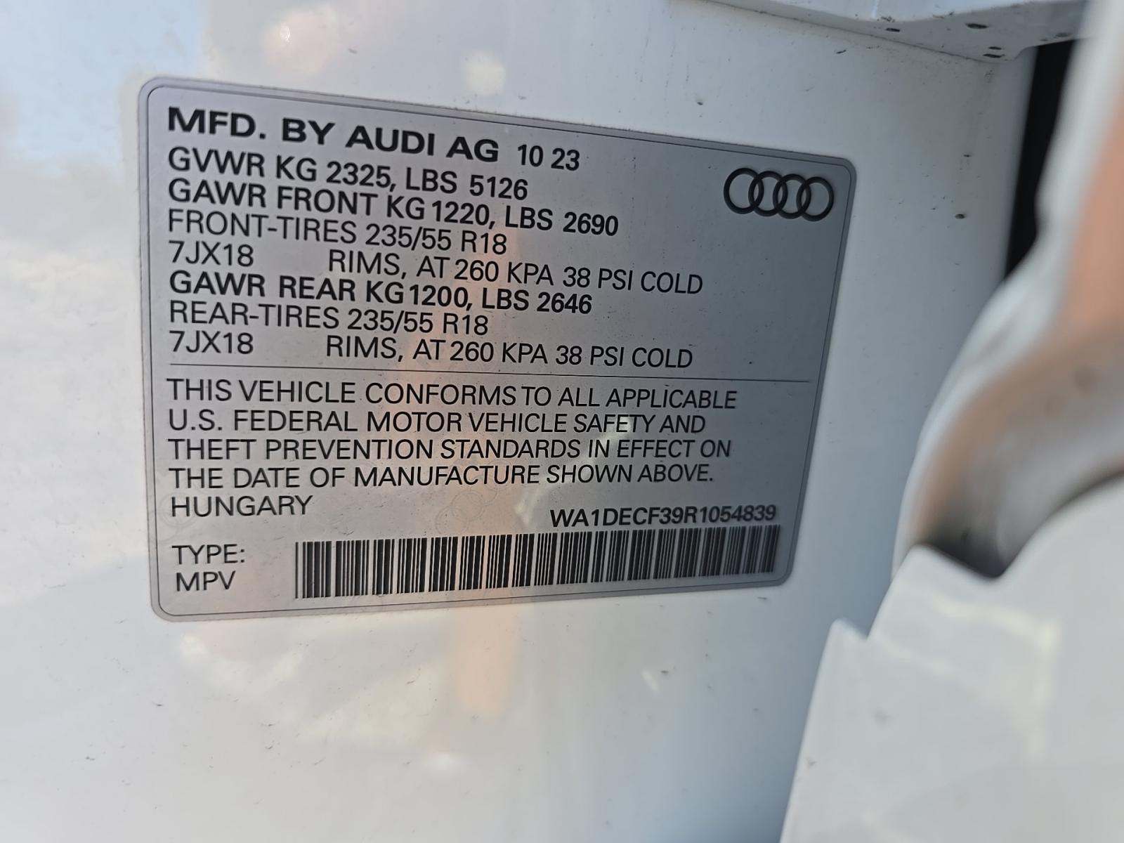 2024 Audi Q3 S line Premium AWD