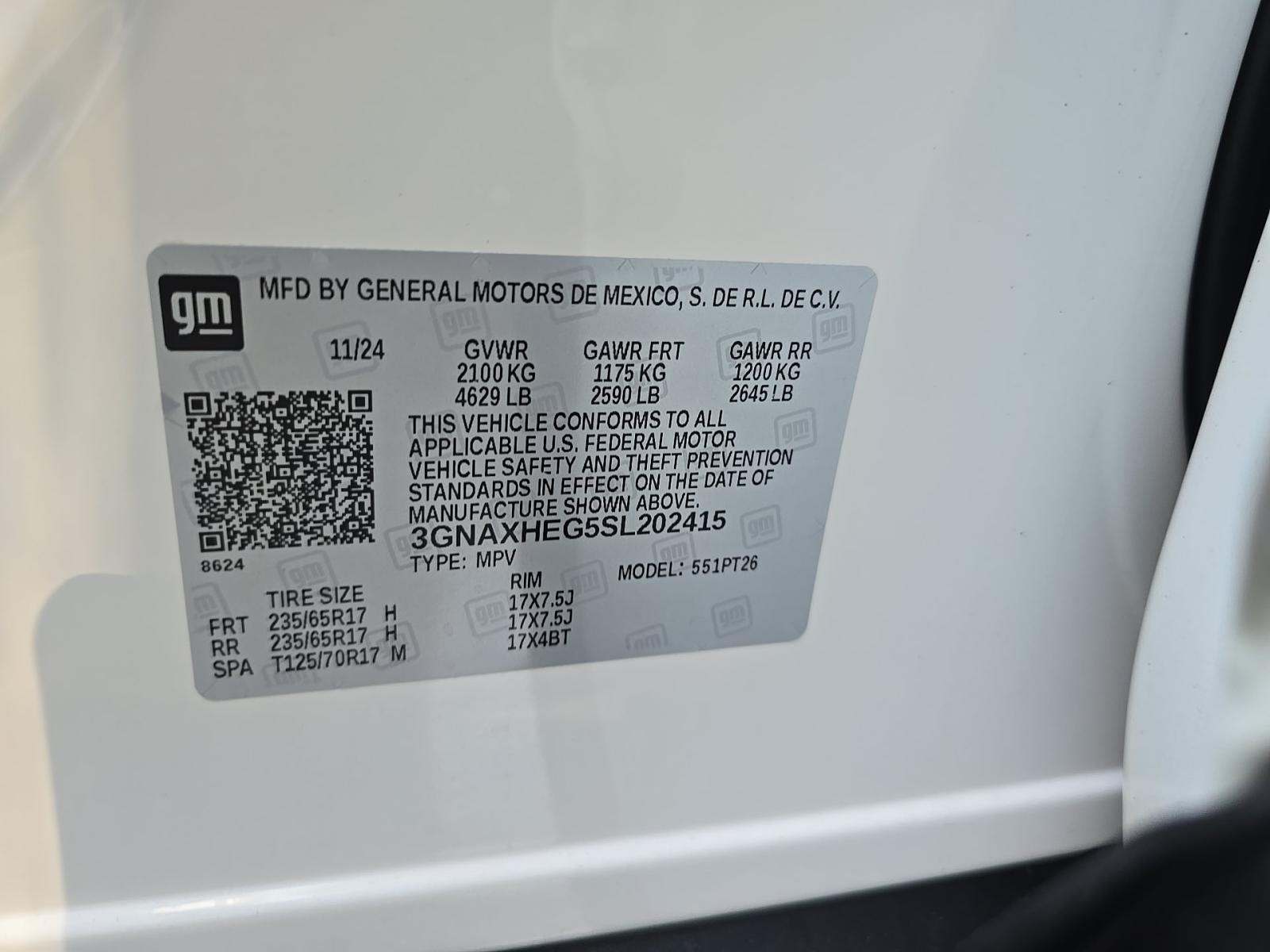 2025 Chevrolet Equinox LT FWD