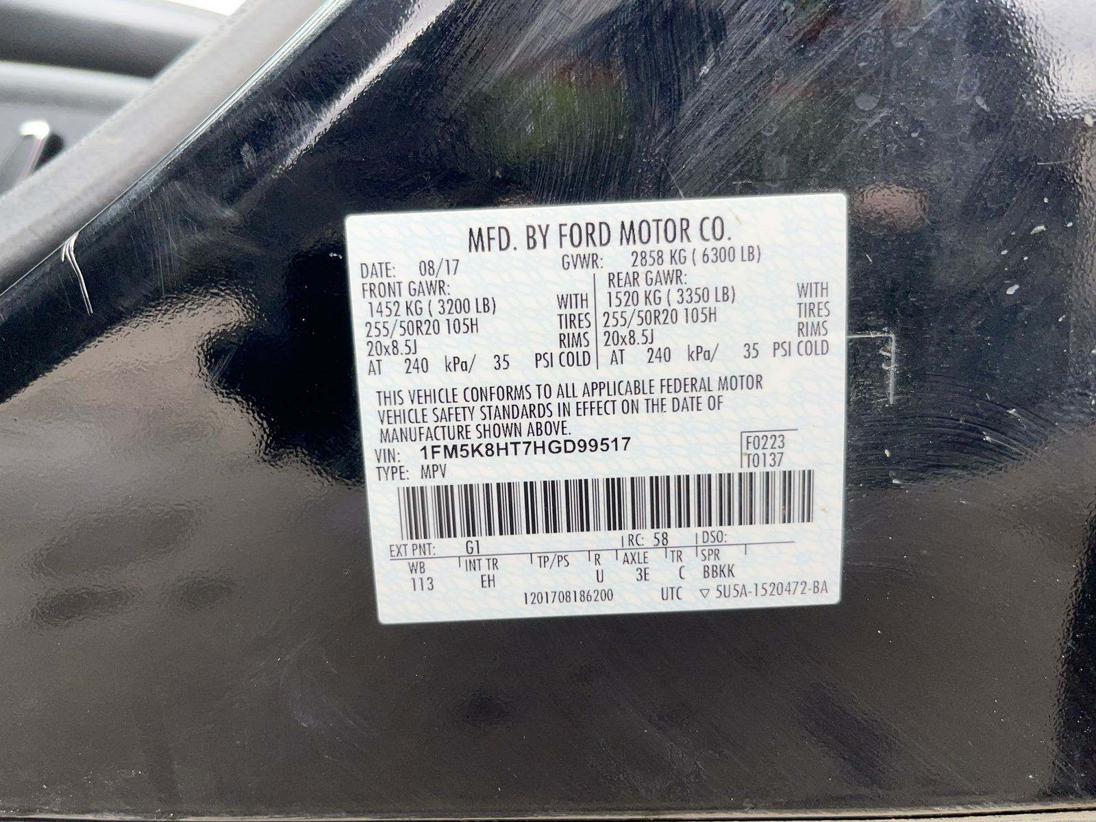 2017 Ford Explorer Platinum AWD