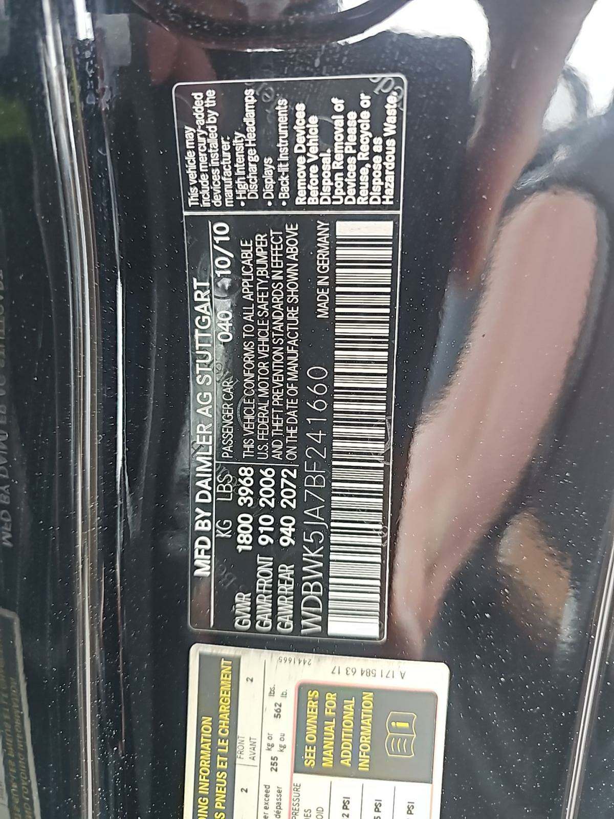 2011 Mercedes-Benz SLK-Class SLK 350 RWD