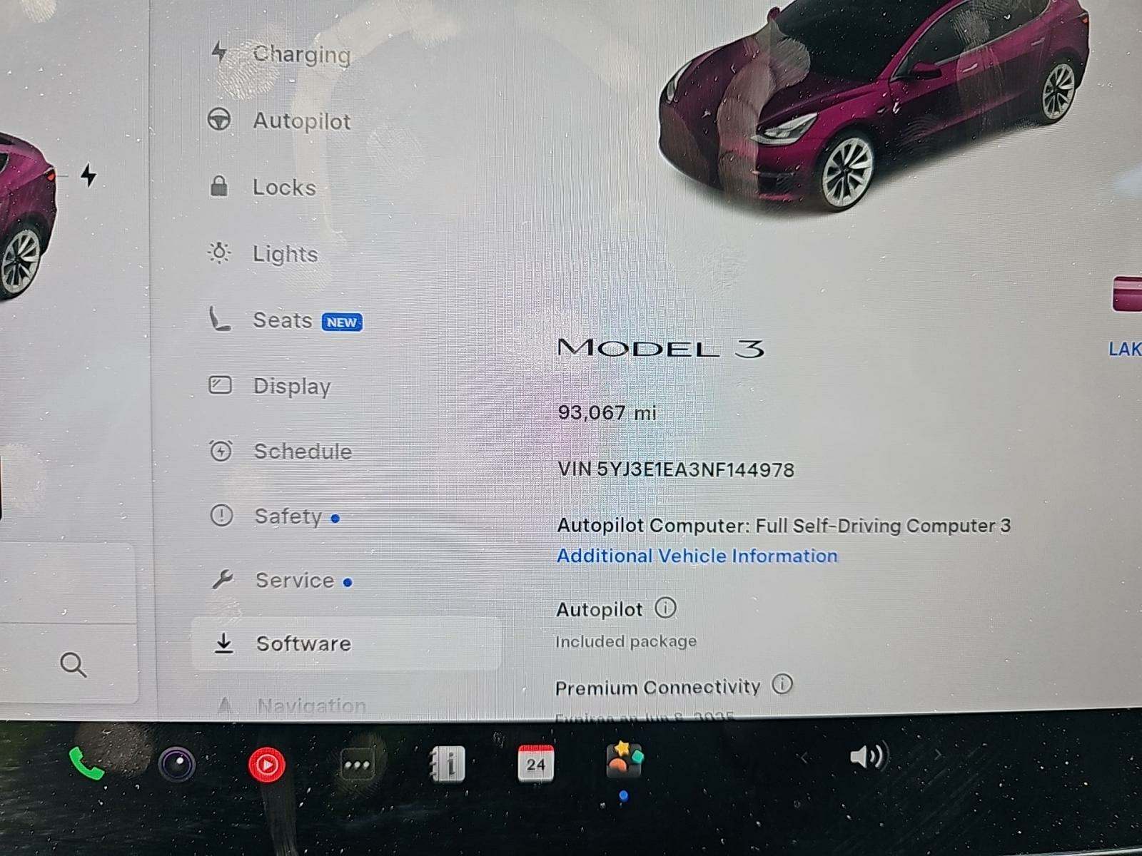 2022 Tesla Model 3 Standard Range RWD