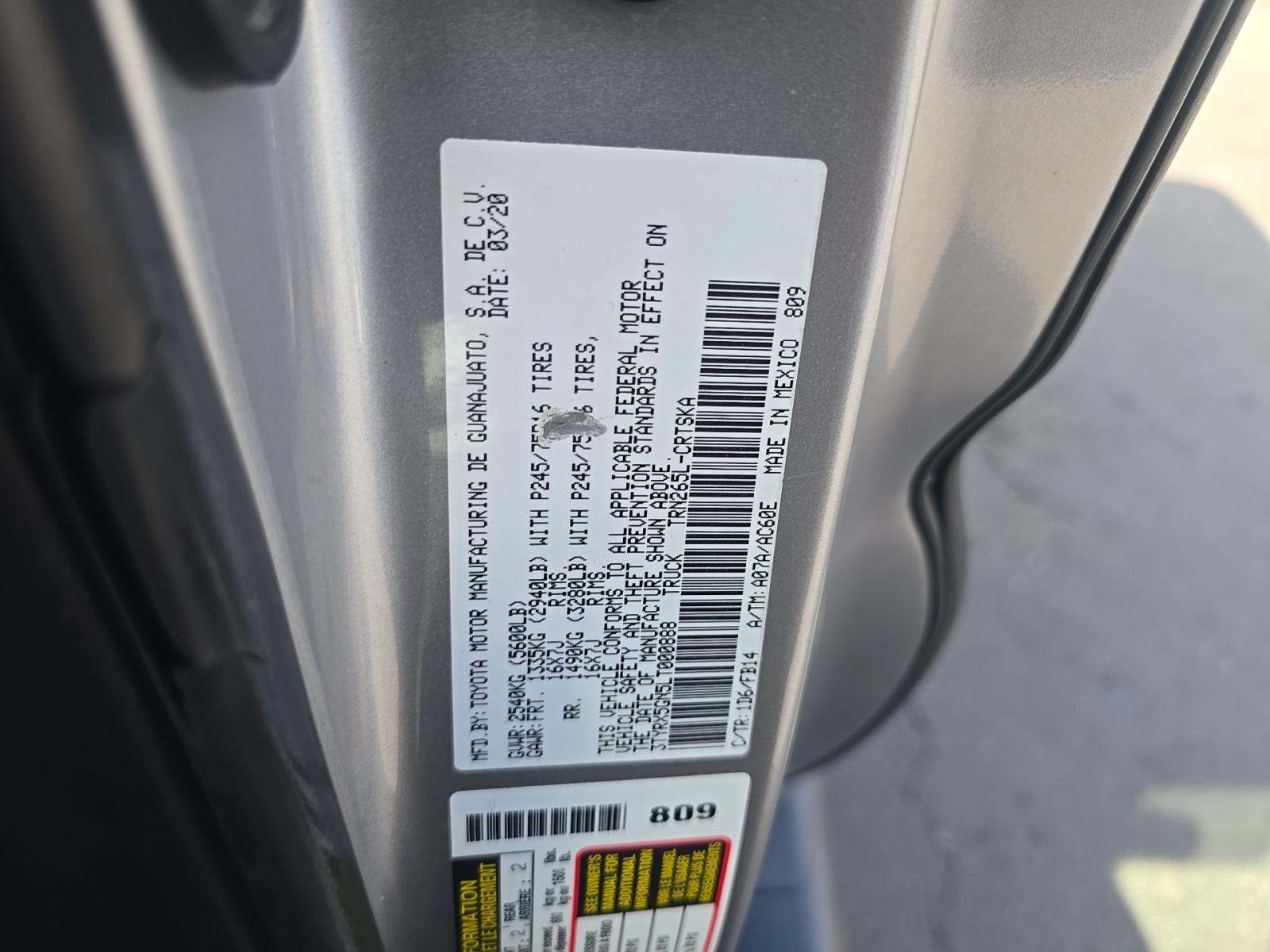 2020 Toyota Tacoma SR RWD