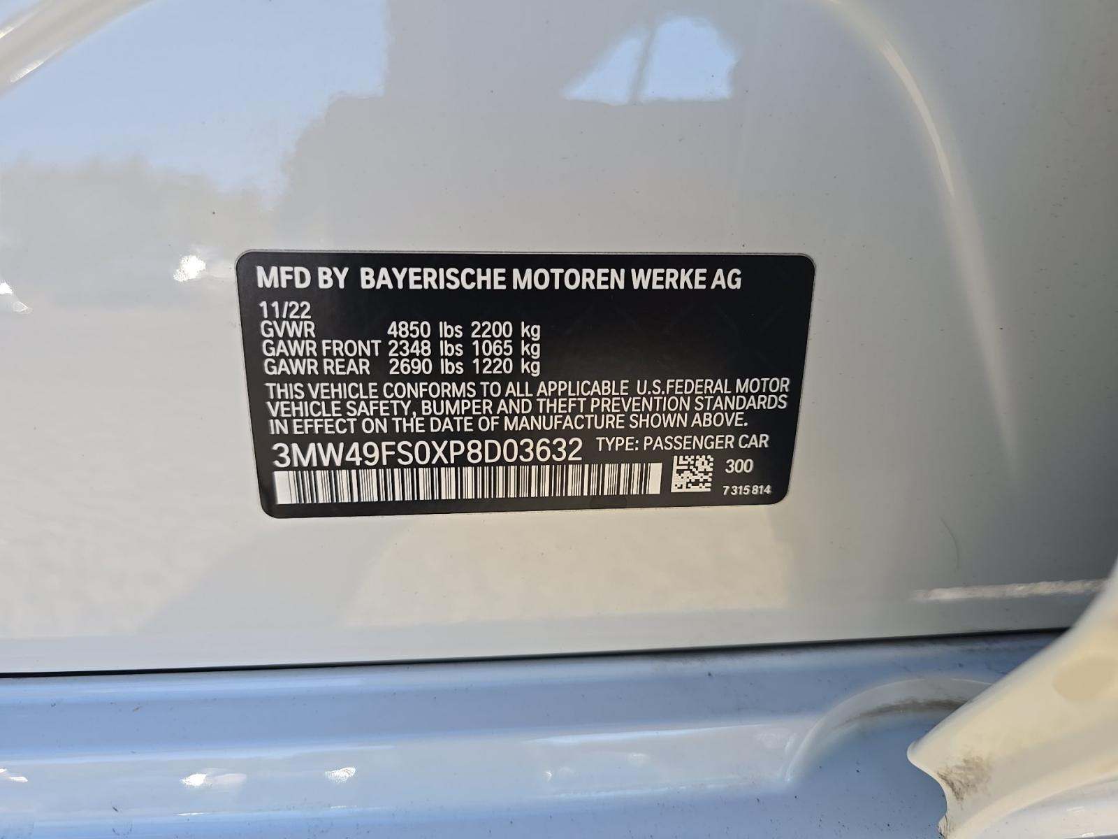 2023 BMW 3 Series M340i RWD