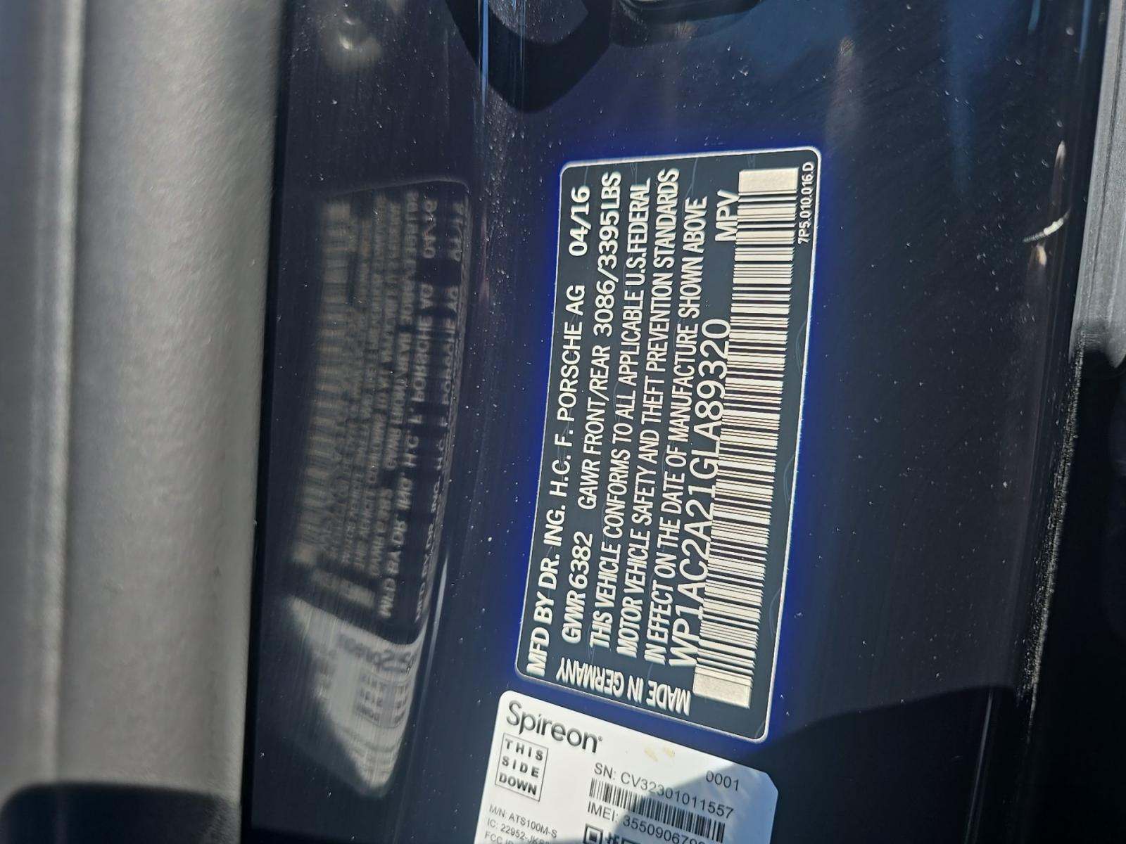 2016 Porsche Cayenne Turbo AWD