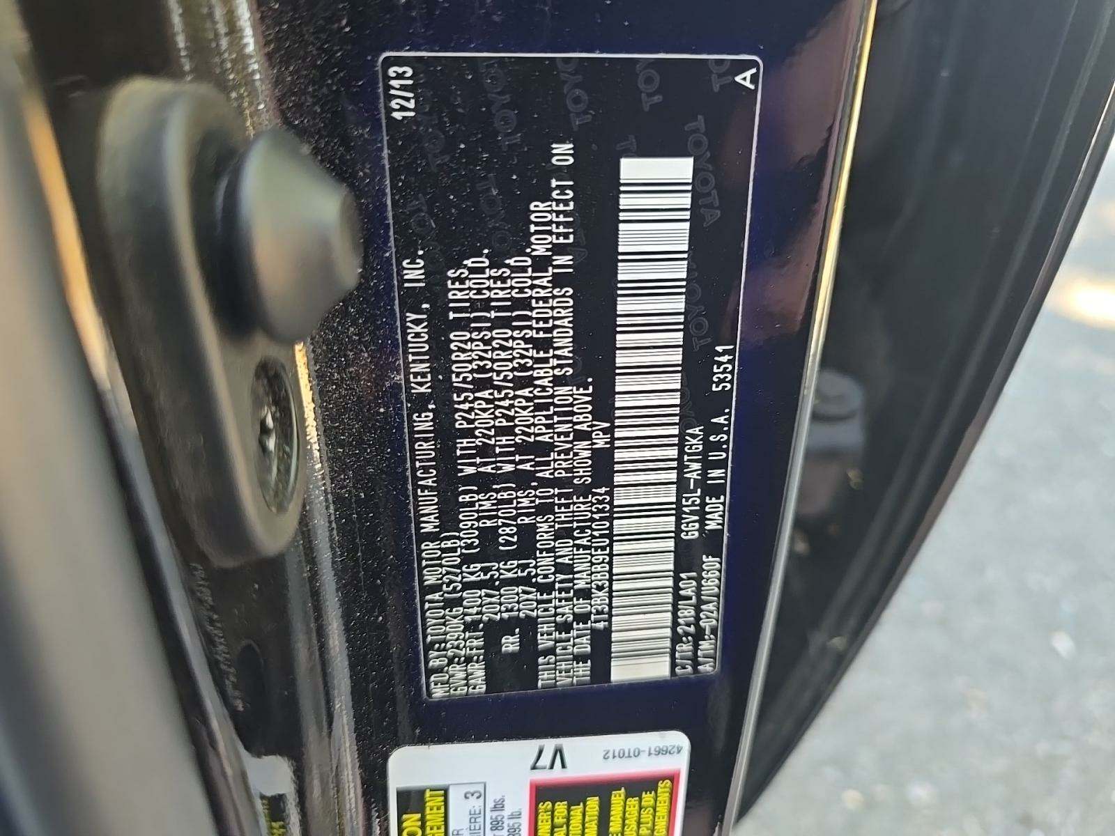 2014 Toyota Venza Limited AWD