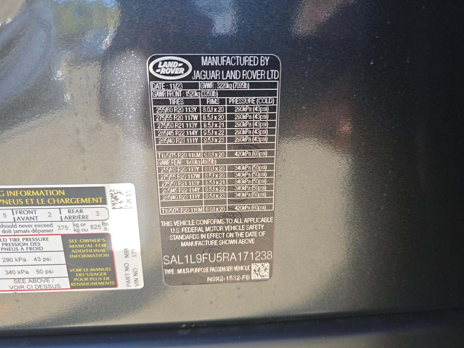 2024 Land Rover Range Rover Sport Dynamic SE AWD