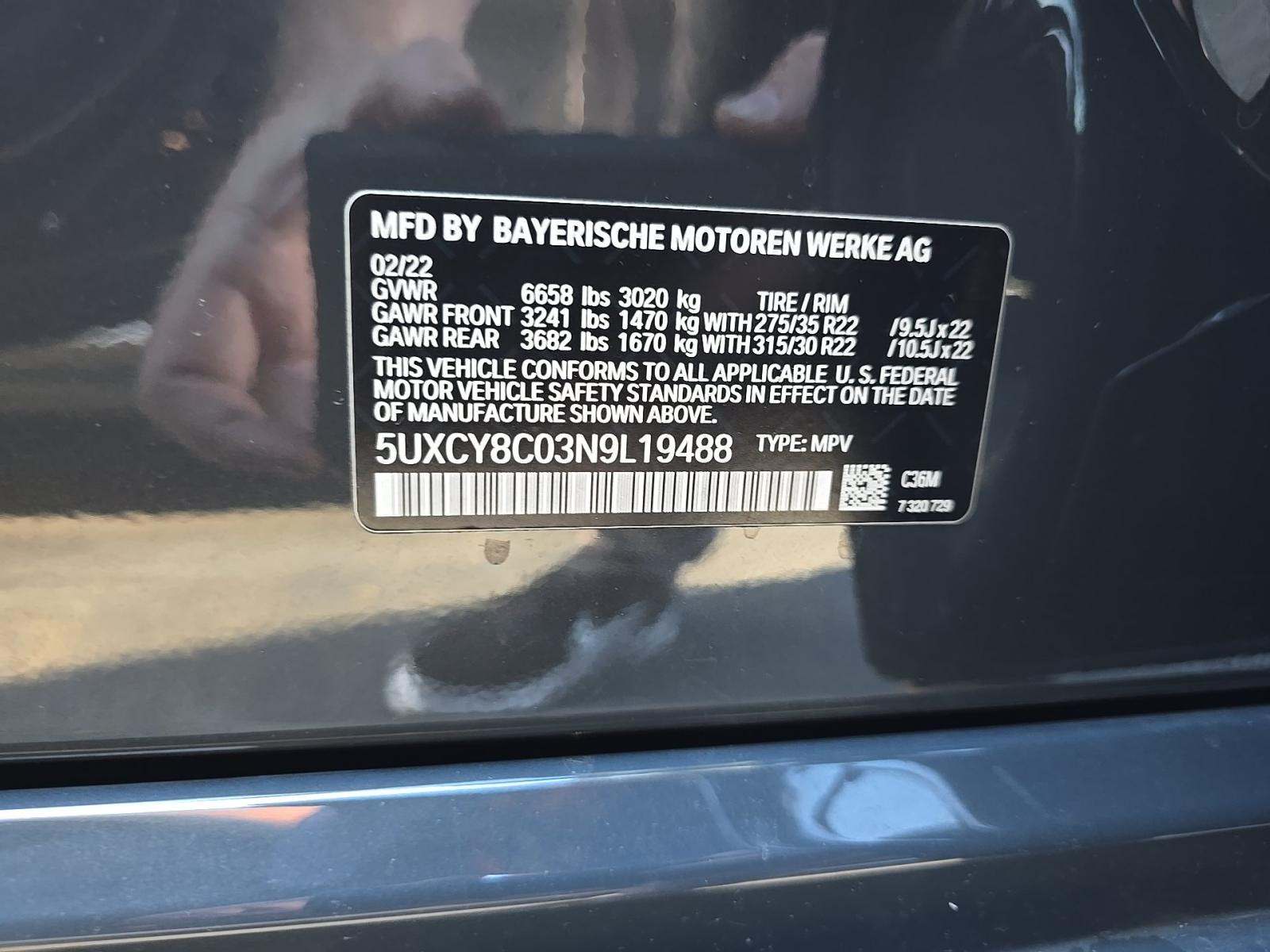 2022 BMW X6 M50i AWD