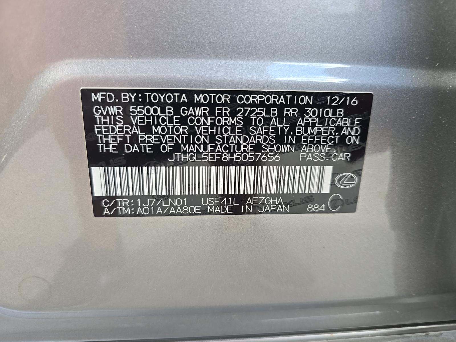 2017 Lexus LS LS 460L RWD