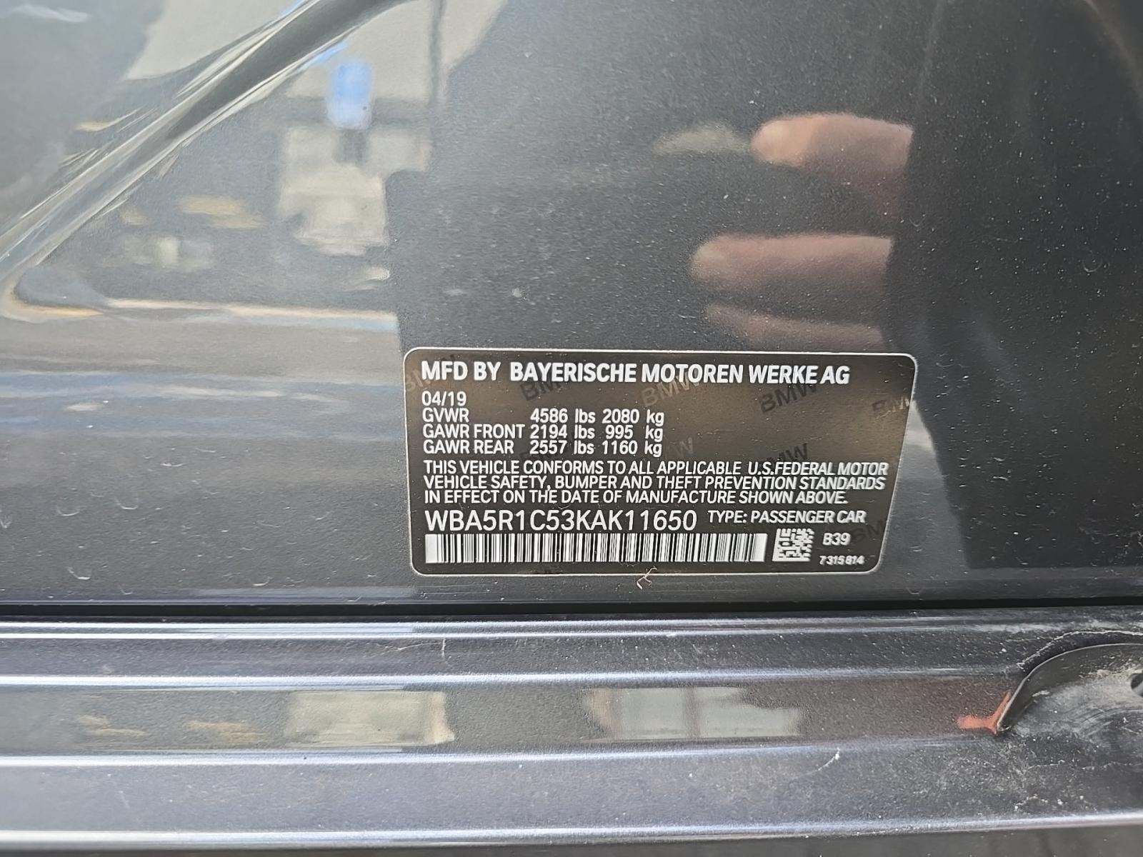 2019 BMW 3 Series 330i RWD