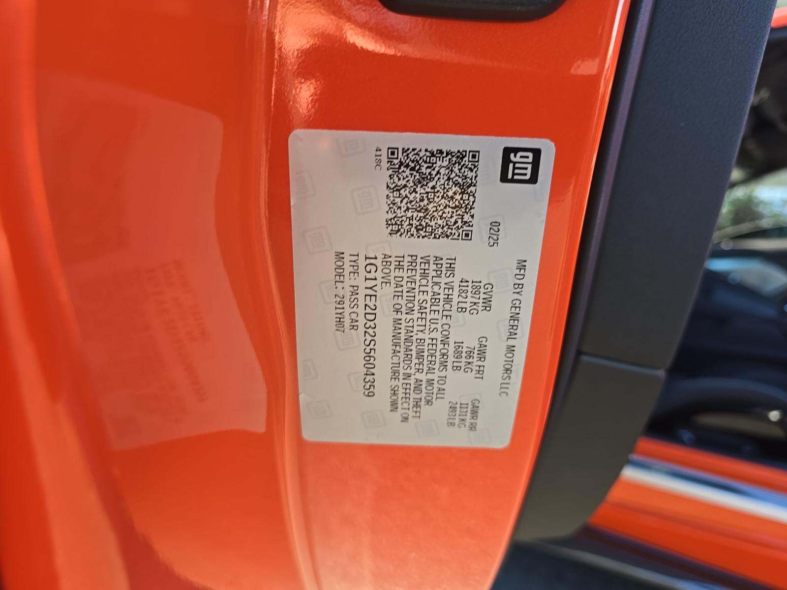 2025 Chevrolet Corvette Z06 RWD