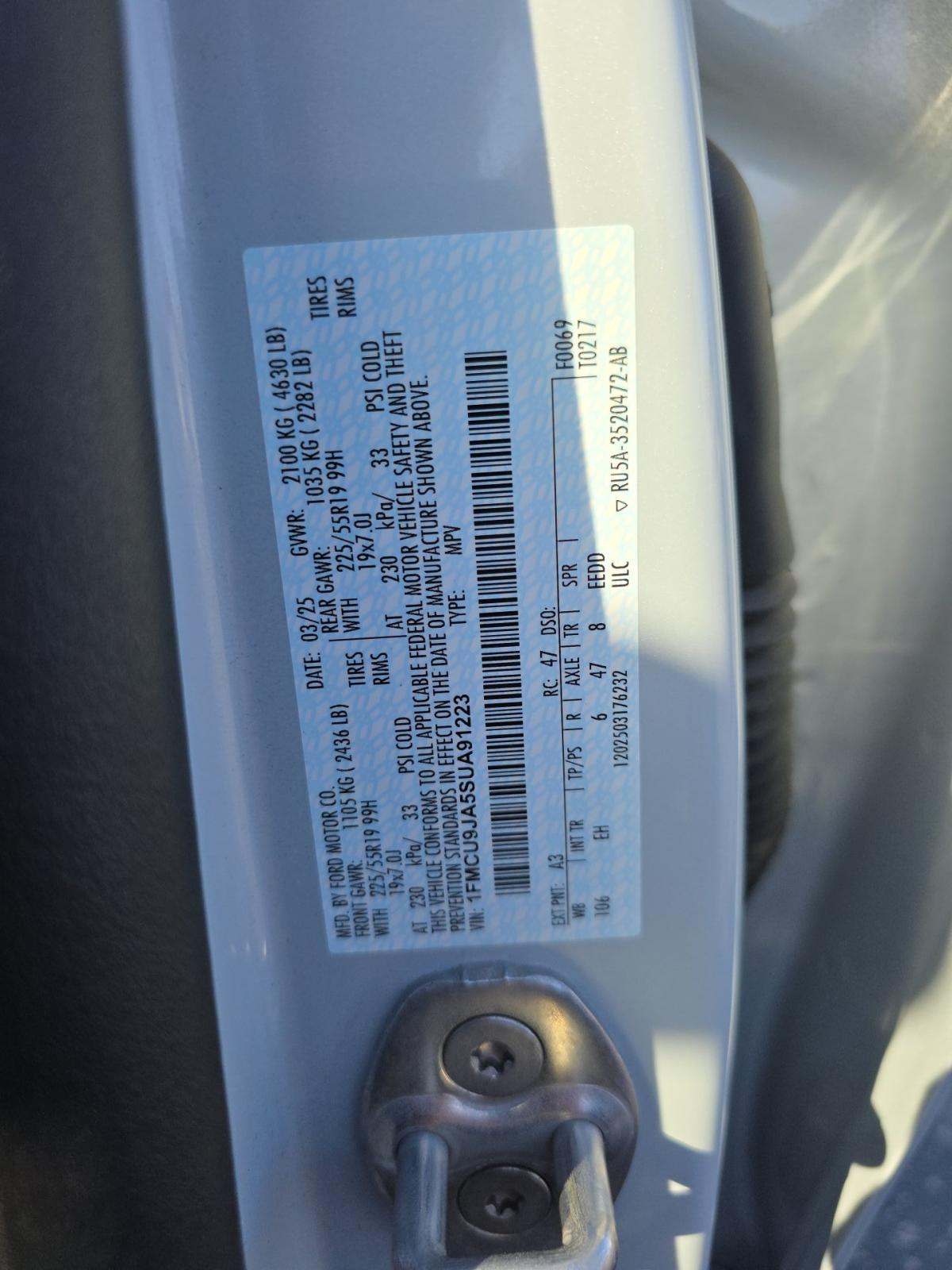 2025 Ford Escape Platinum AWD