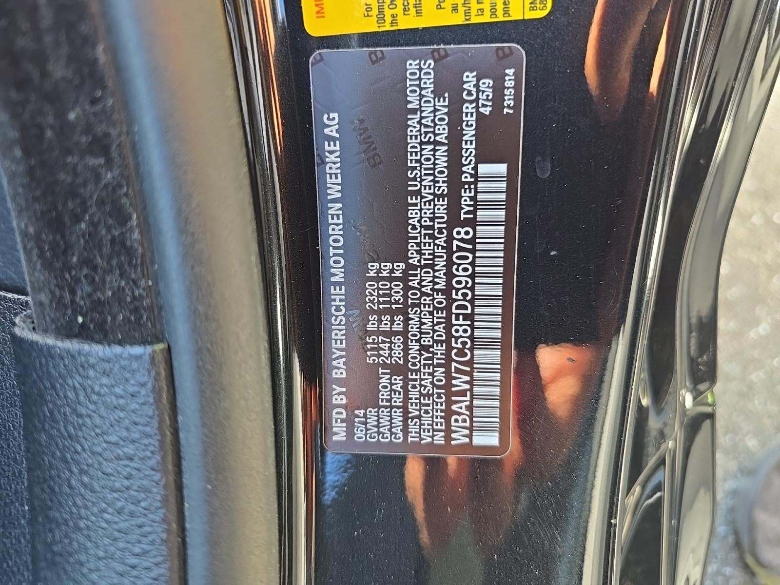 2015 BMW 6 Series 640i RWD