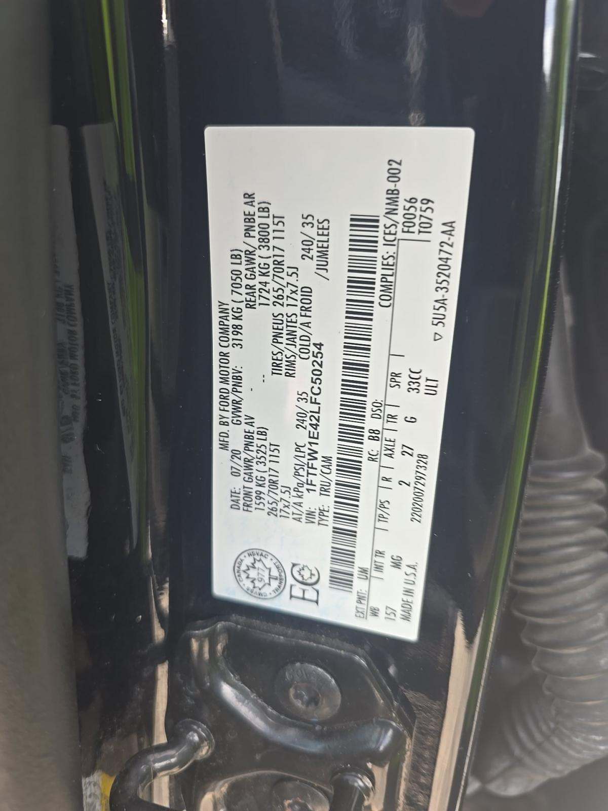 2020 Ford F-150 XLT AWD