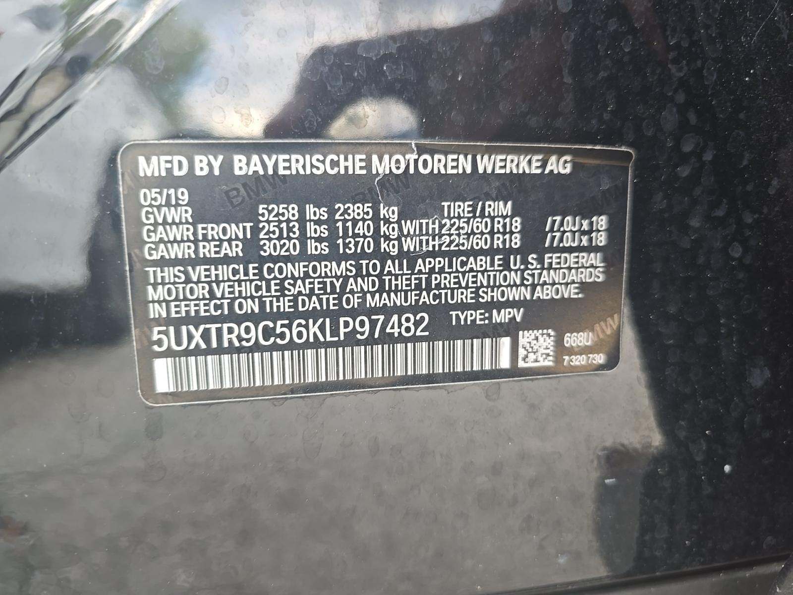 2019 BMW X3 xDrive30i AWD