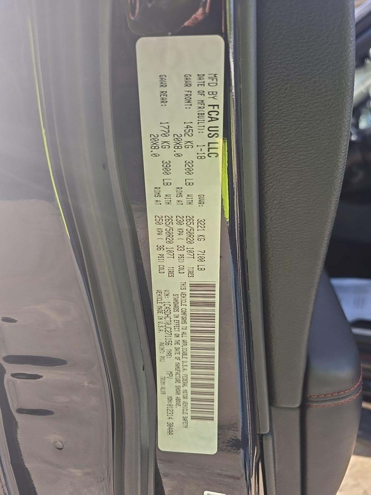 2018 Dodge Durango R/T RWD