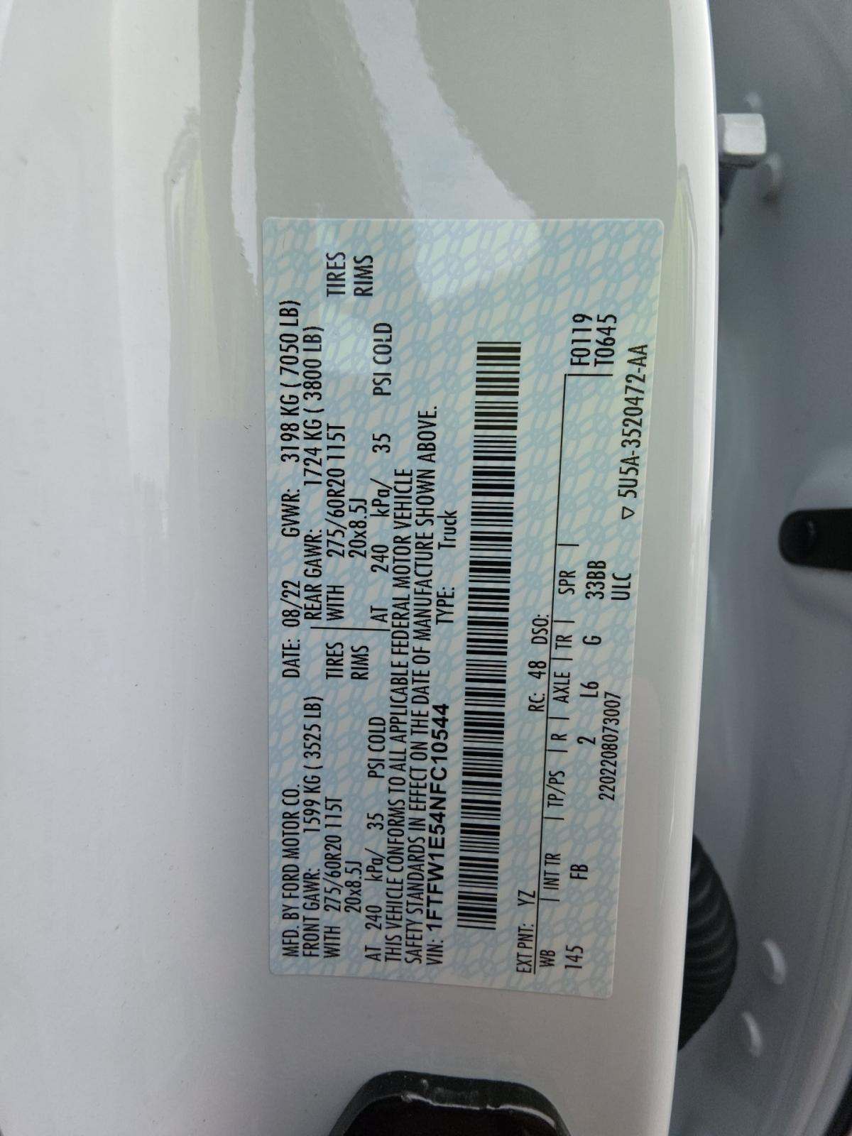 2022 Ford F-150 XLT AWD