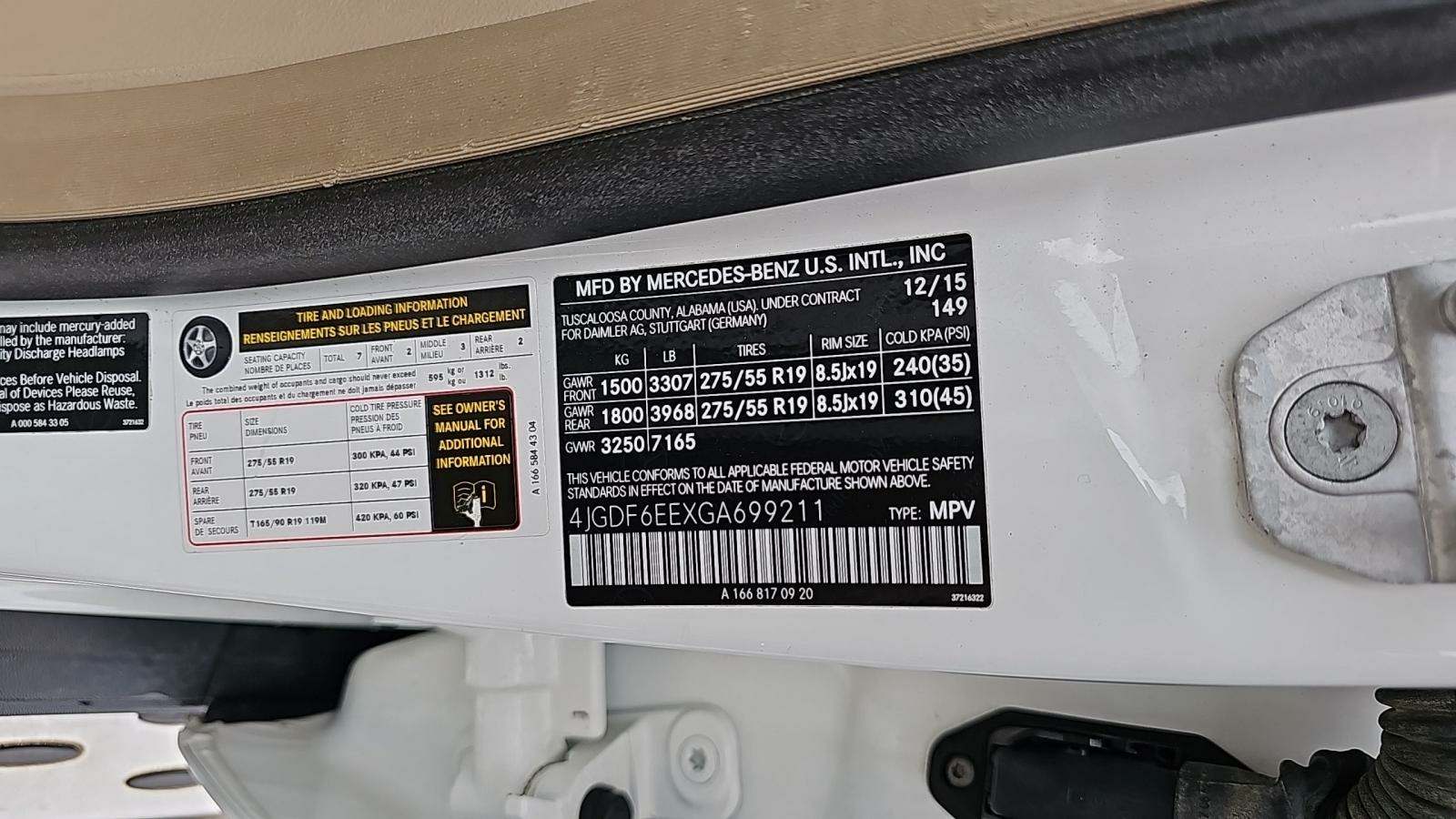 2016 Mercedes-Benz GL-Class GL 450 AWD