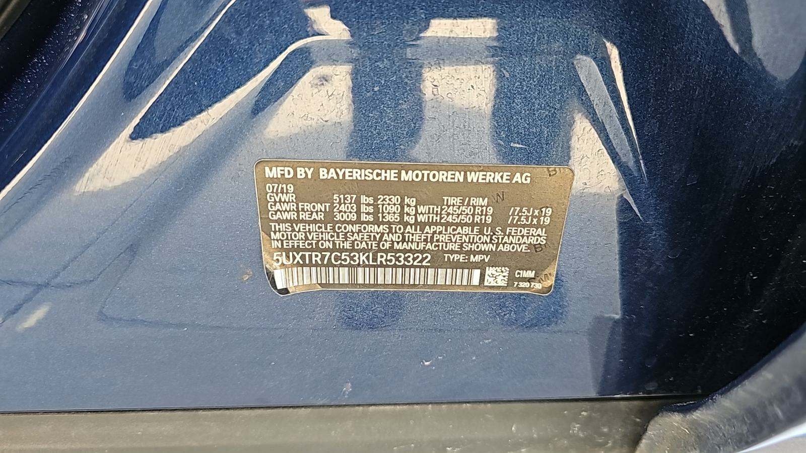 2019 BMW X3 sDrive30i RWD