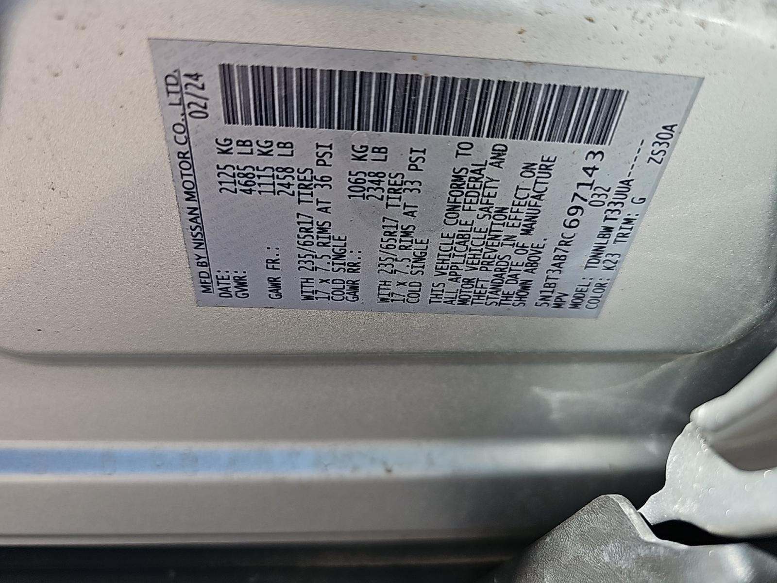 2024 Nissan Rogue S AWD