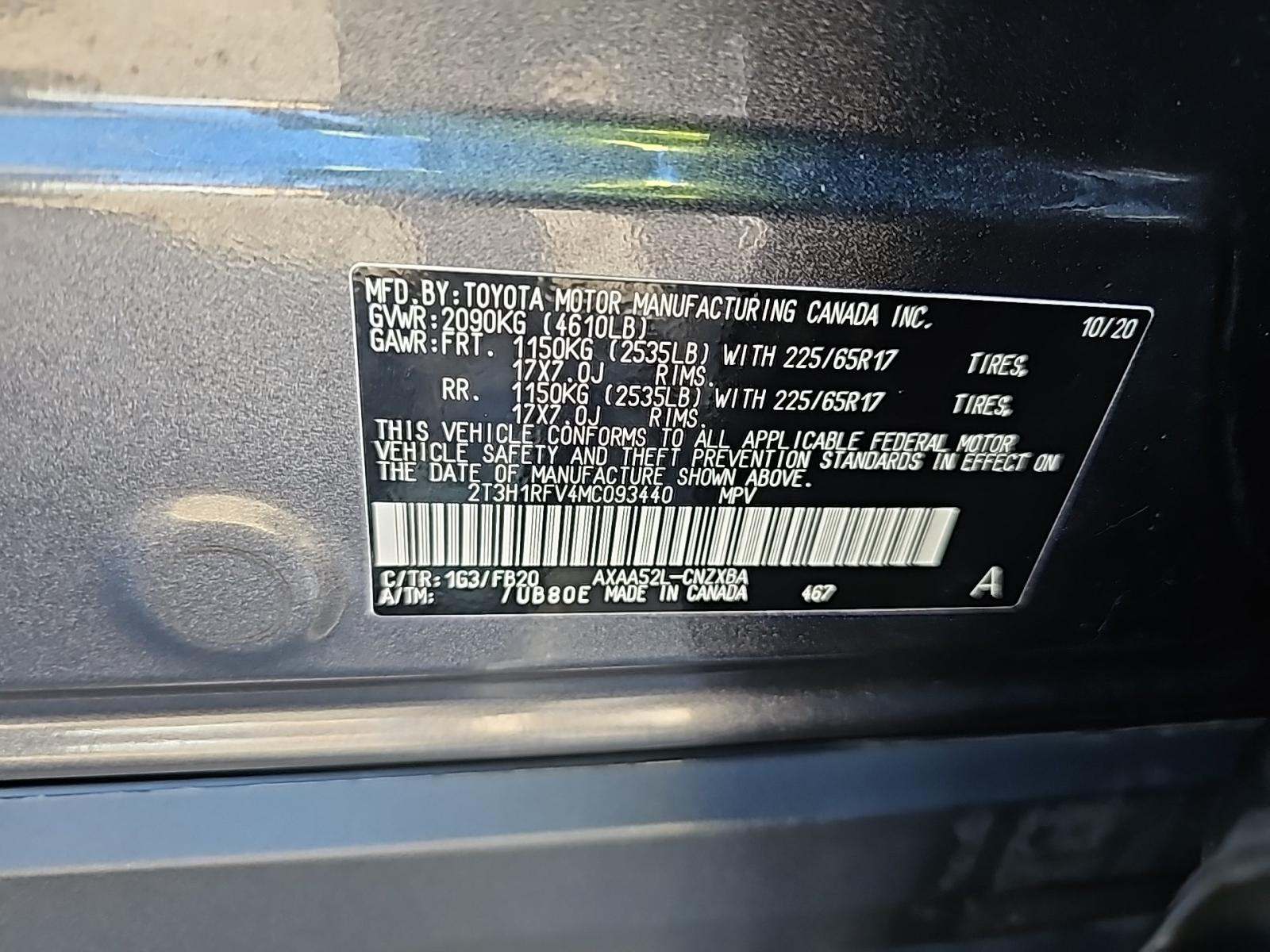 2021 Toyota RAV4 LE FWD