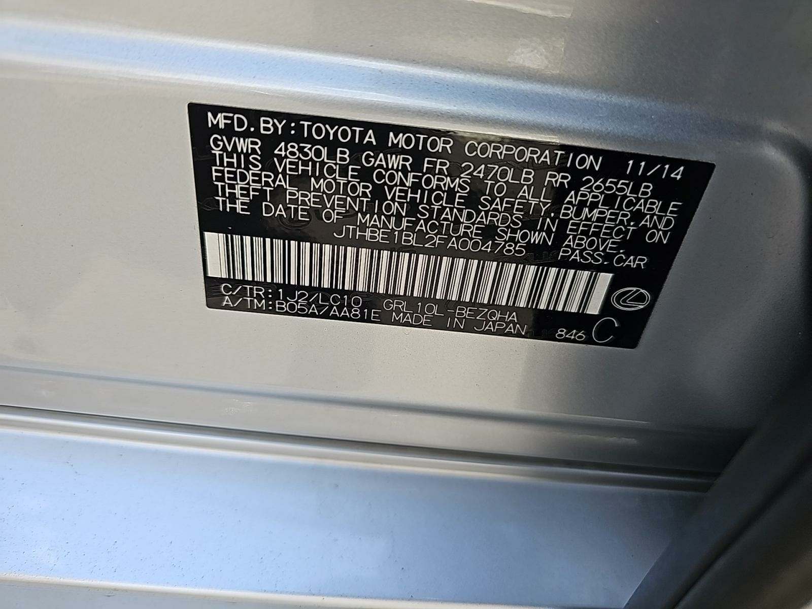 2015 Lexus GS GS 350 RWD