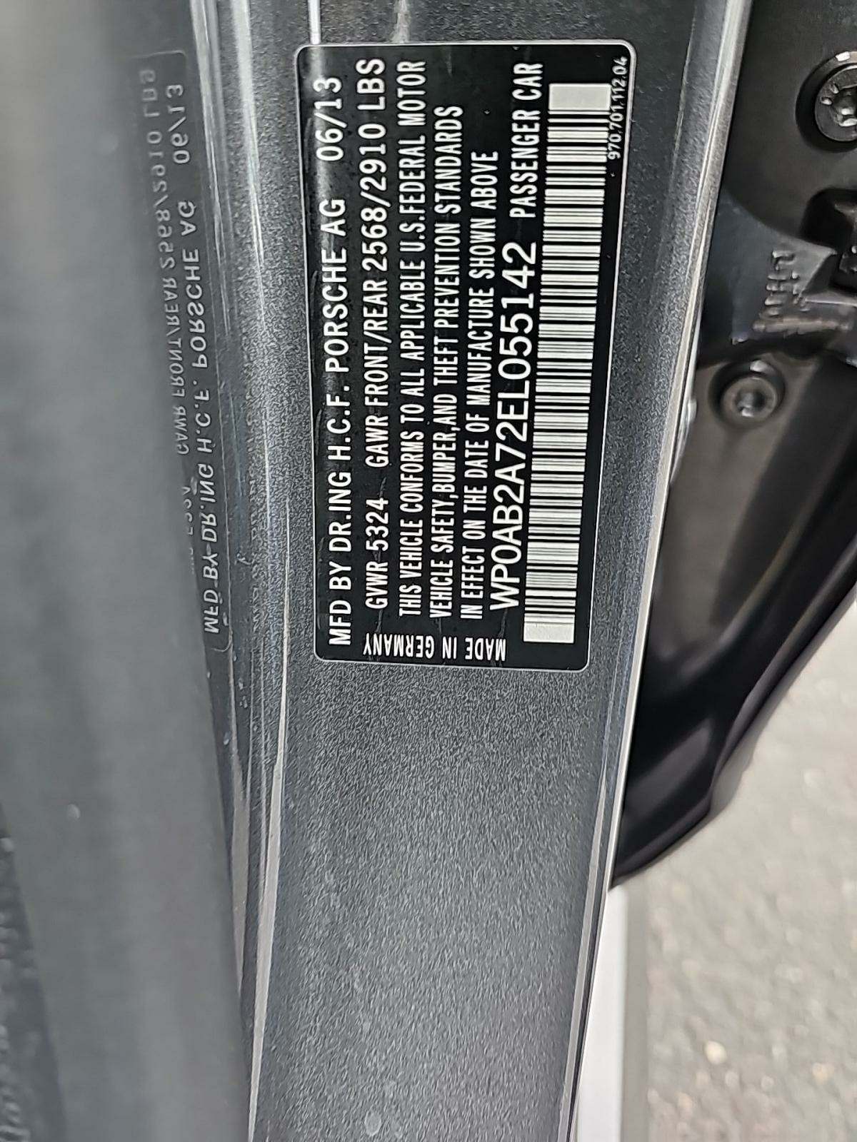 2014 Porsche Panamera S RWD