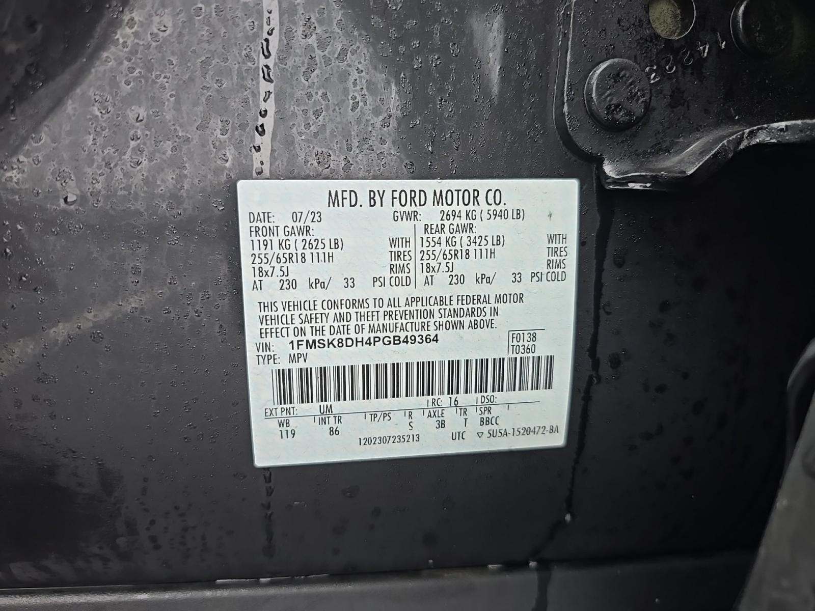 2023 Ford Explorer XLT AWD