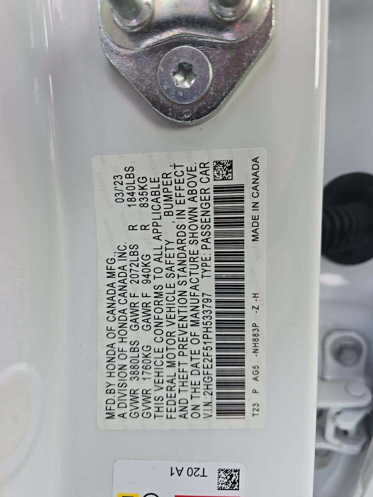 2023 Honda Civic Sport FWD