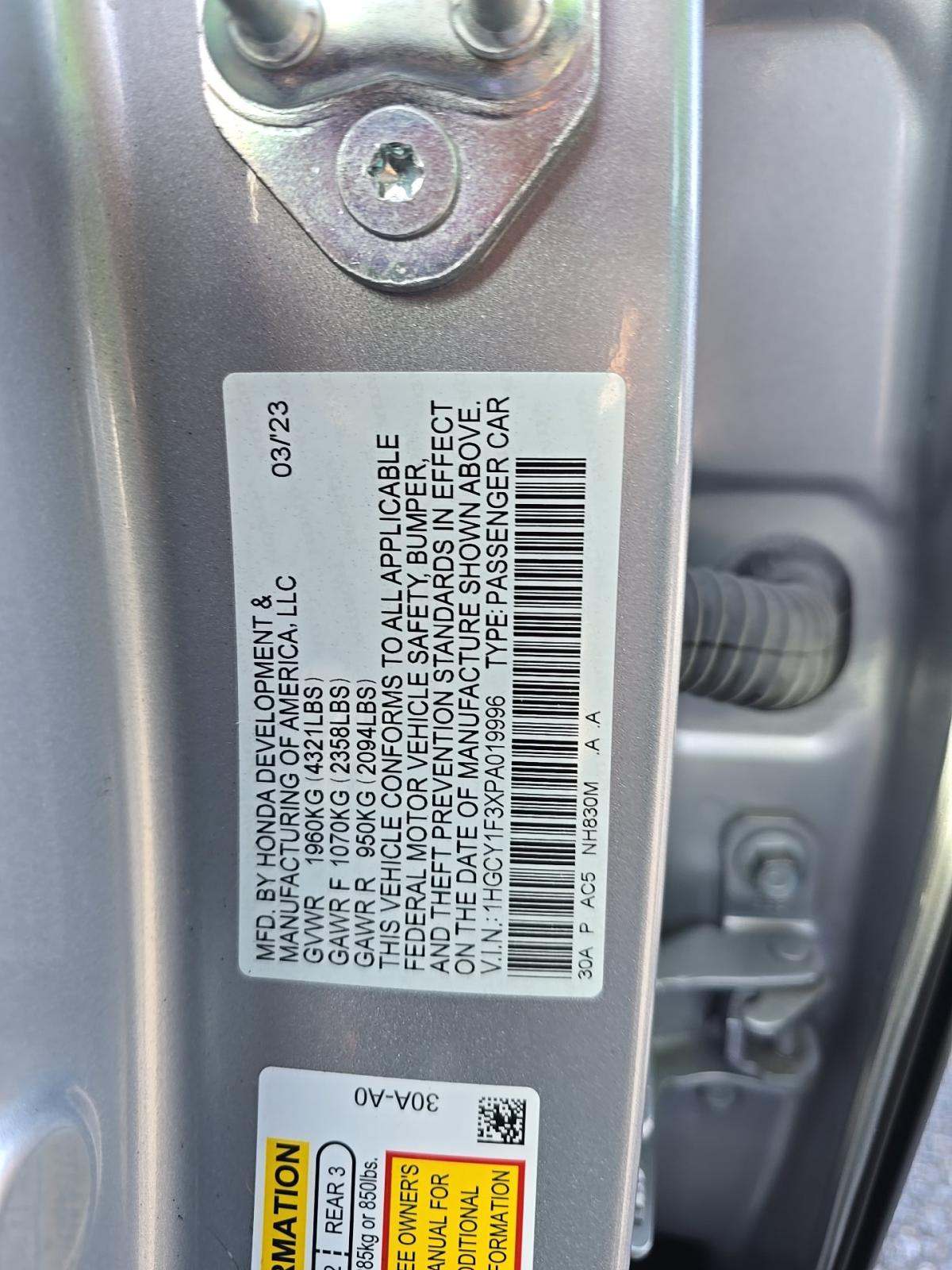 2023 Honda Accord EX FWD